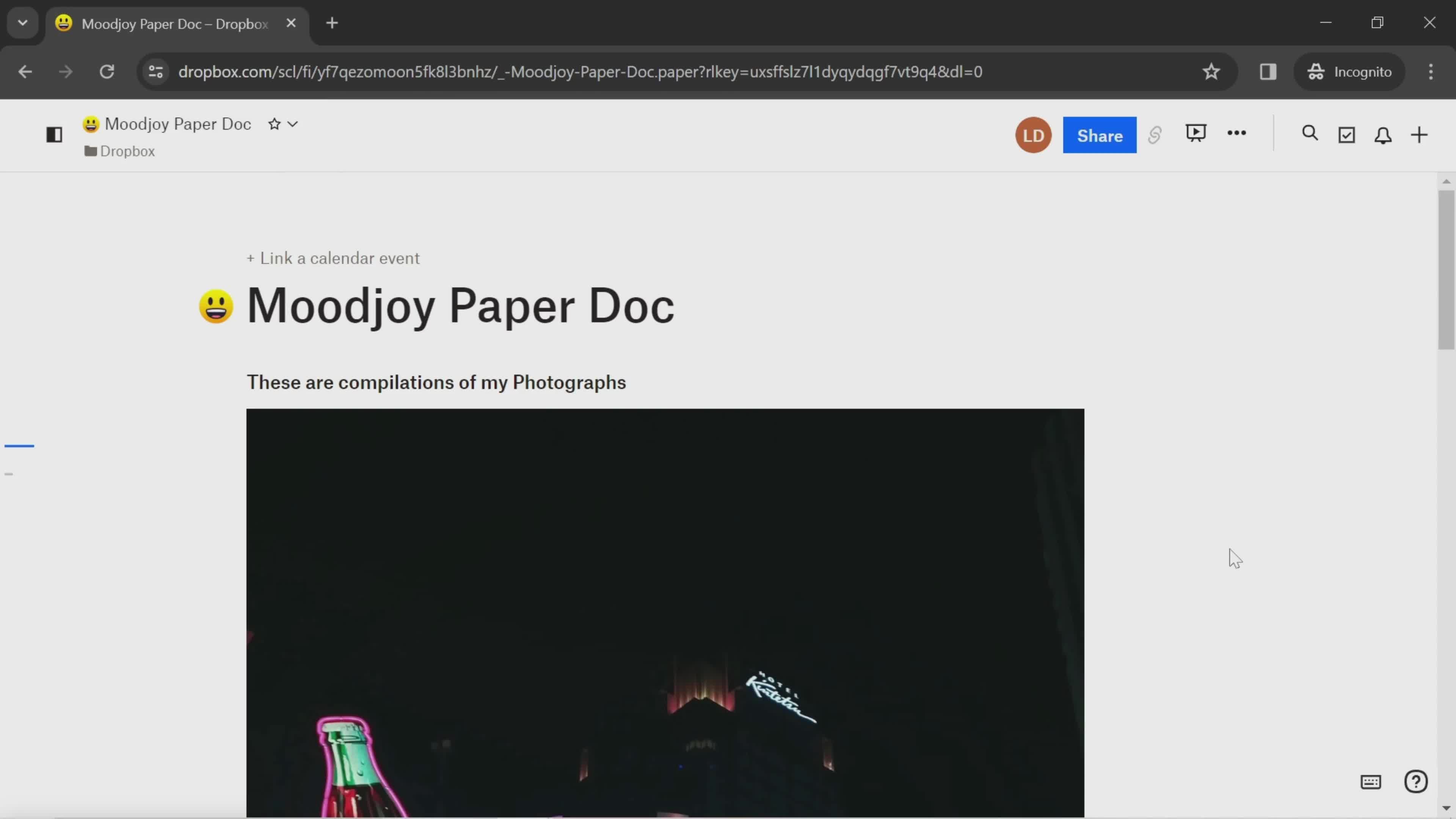 Creating a paper document on Dropbox video thumbnail