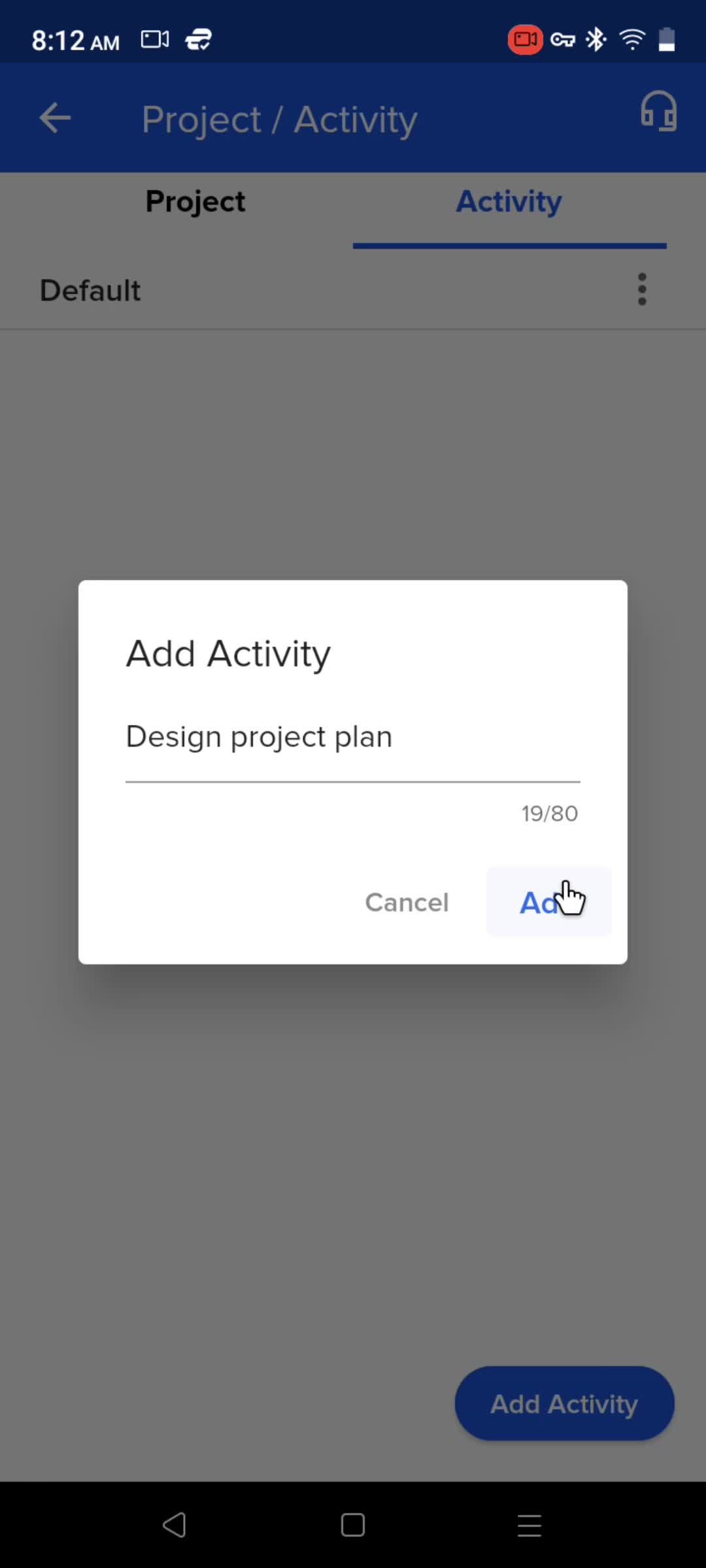 Adding a project screenshot