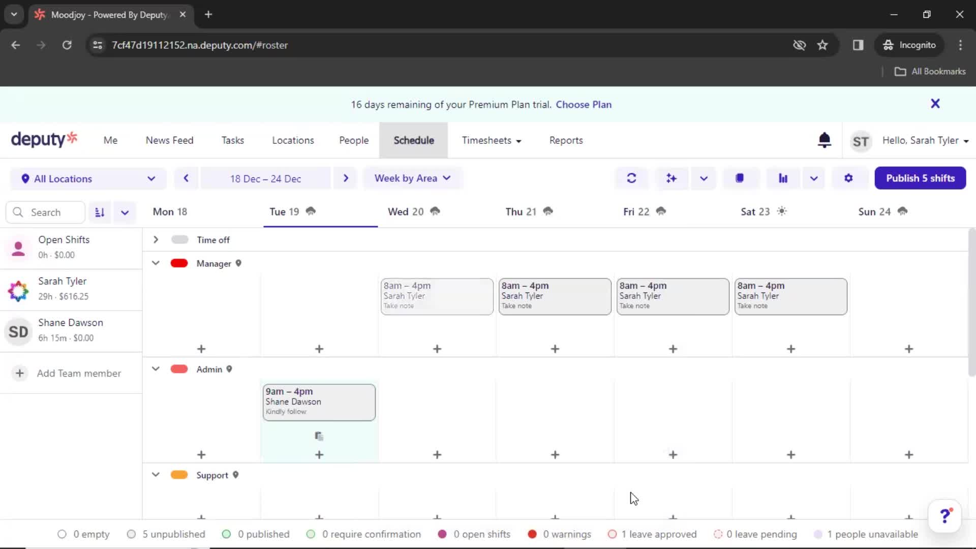 Creating a schedule on Deputy video thumbnail