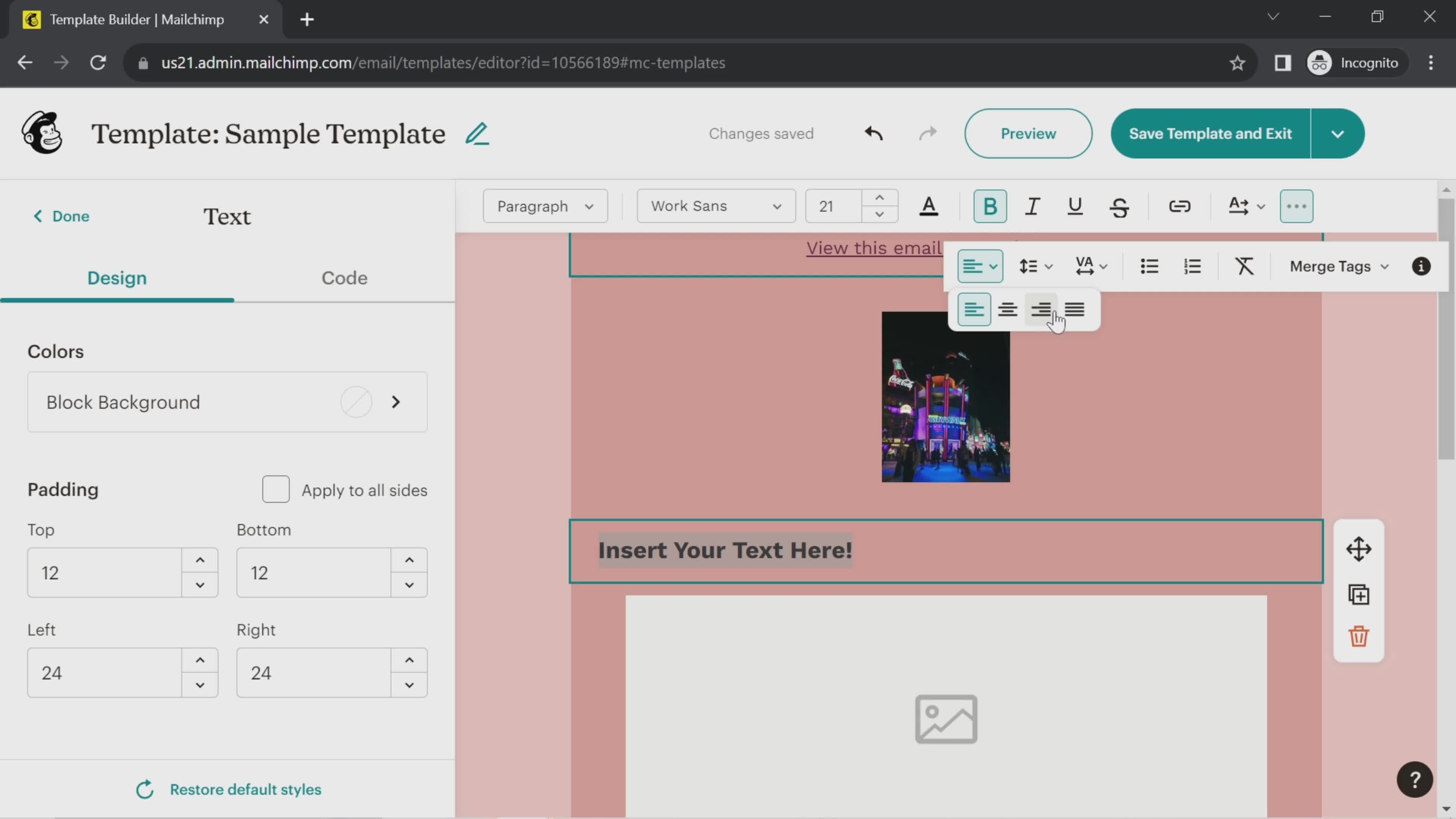 Creating a template on Mailchimp video thumbnail