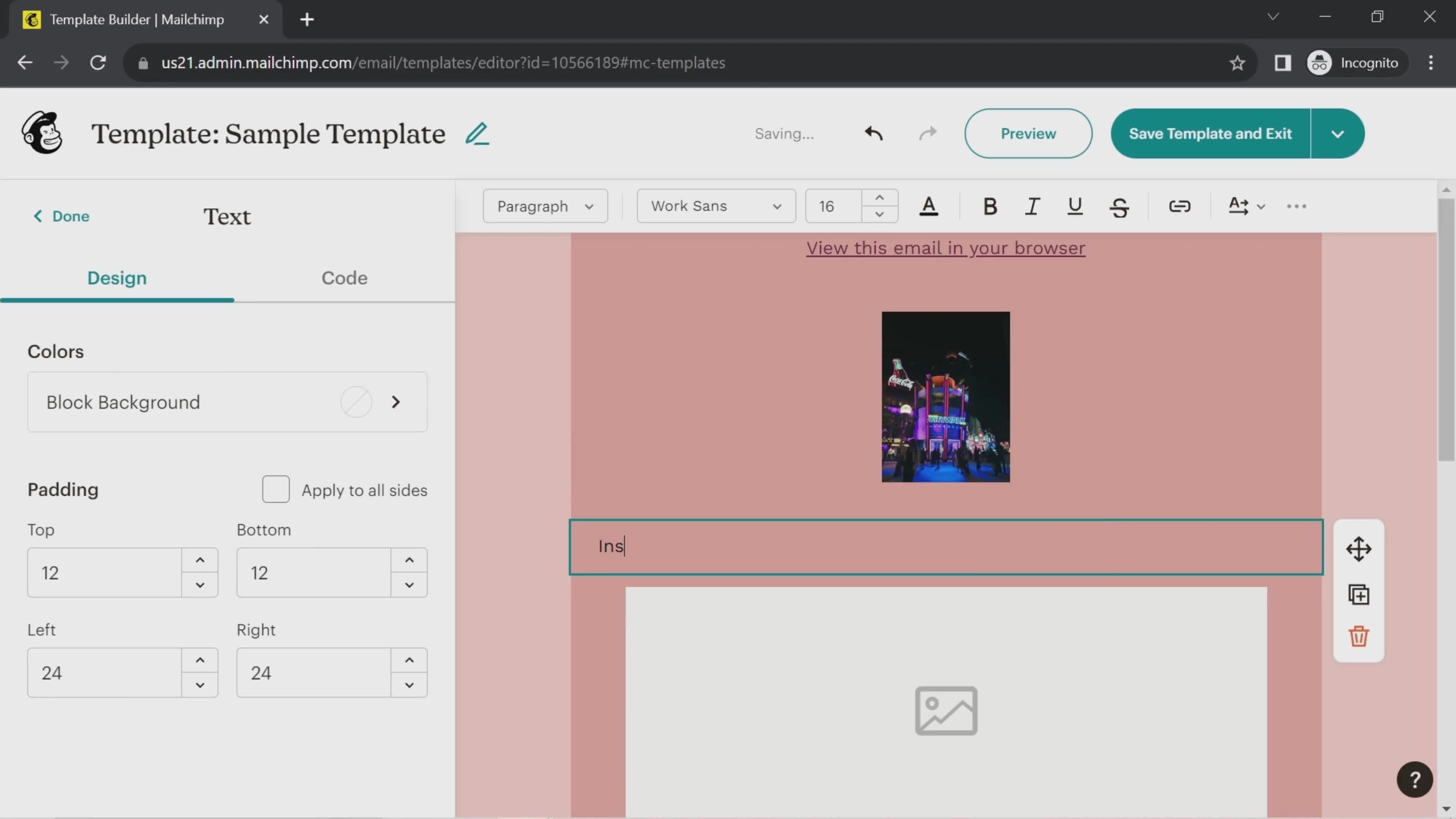 Creating a template on Mailchimp video thumbnail