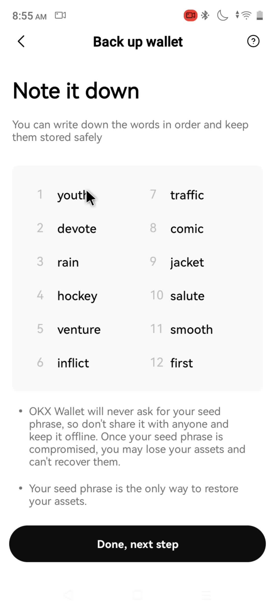 Creating a wallet on OKX video thumbnail