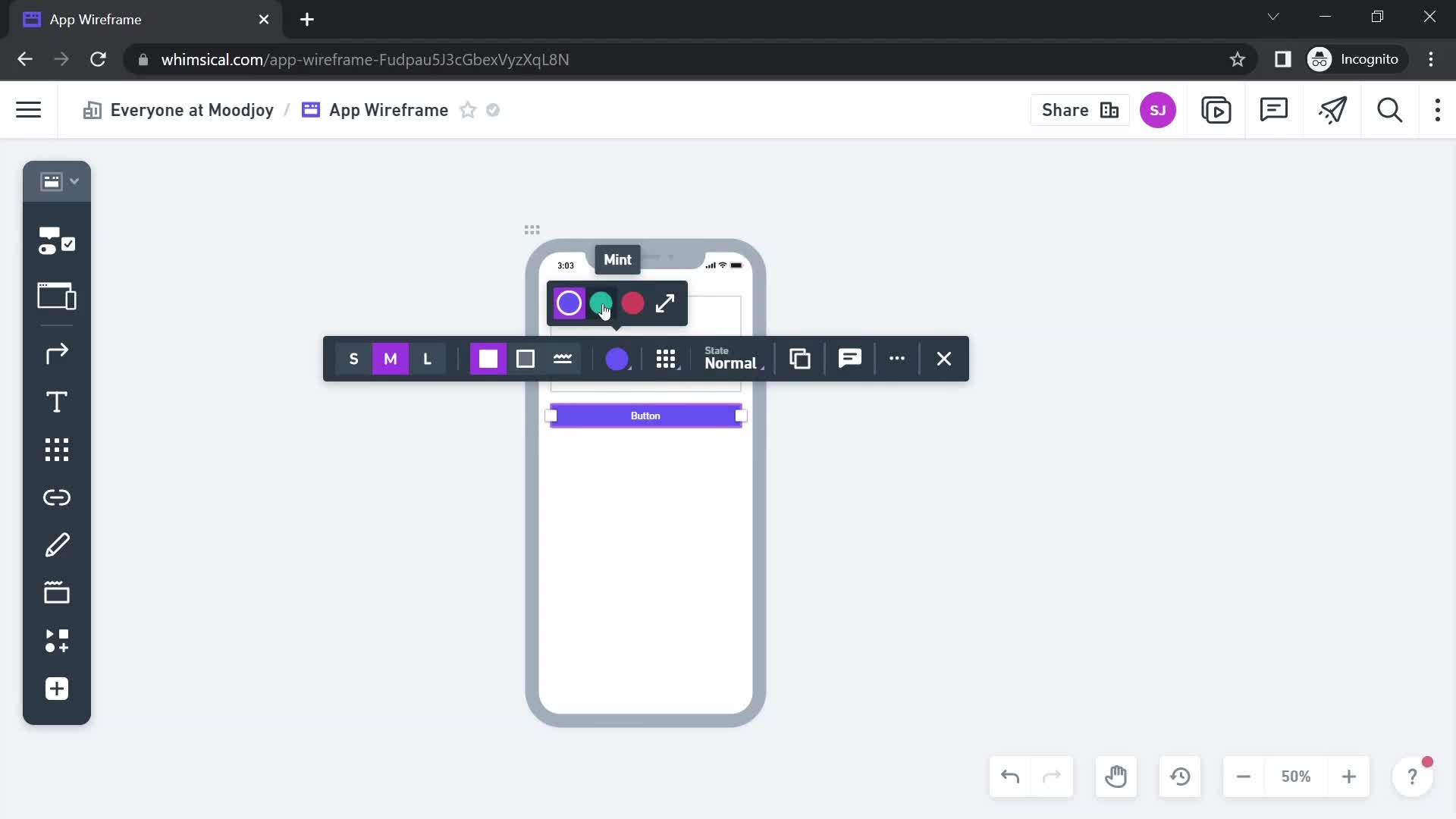 Creating a wireframe screenshot