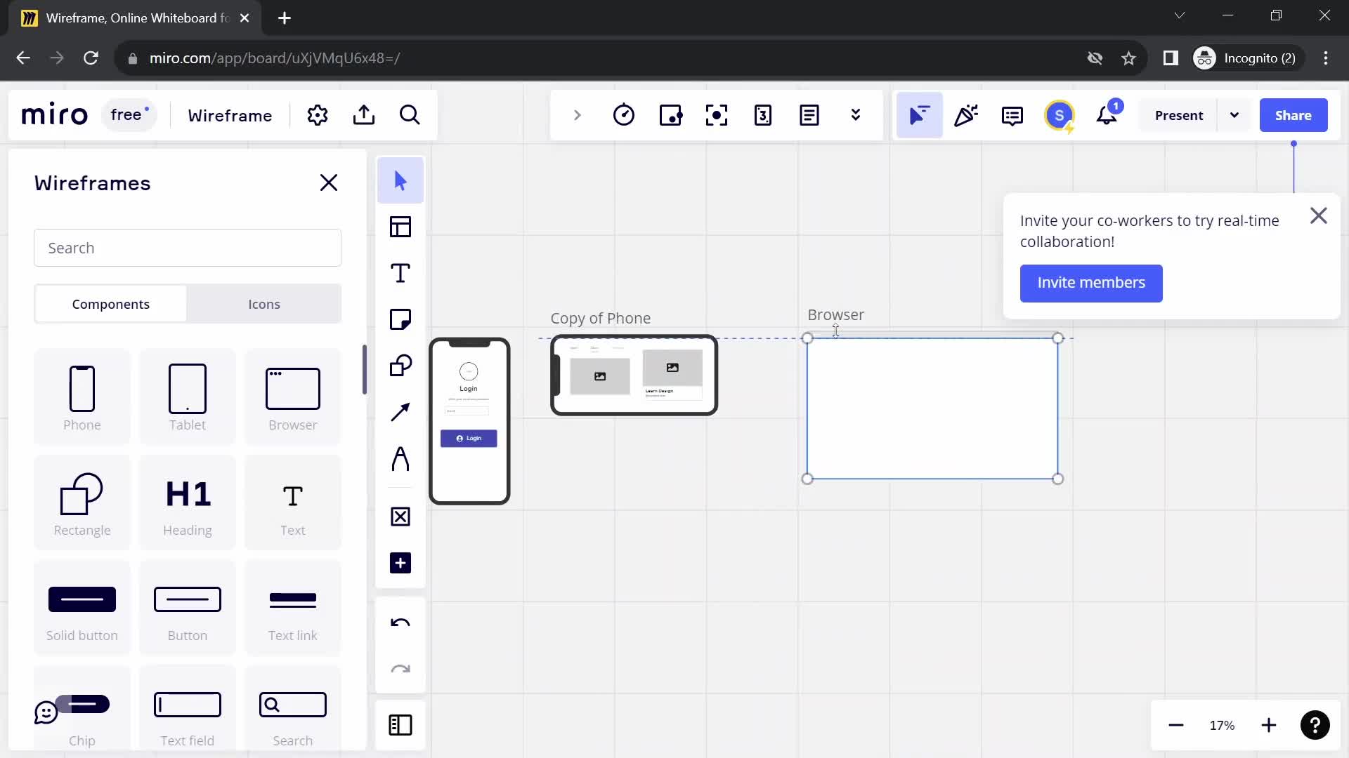 Creating a wireframe on Miro video thumbnail