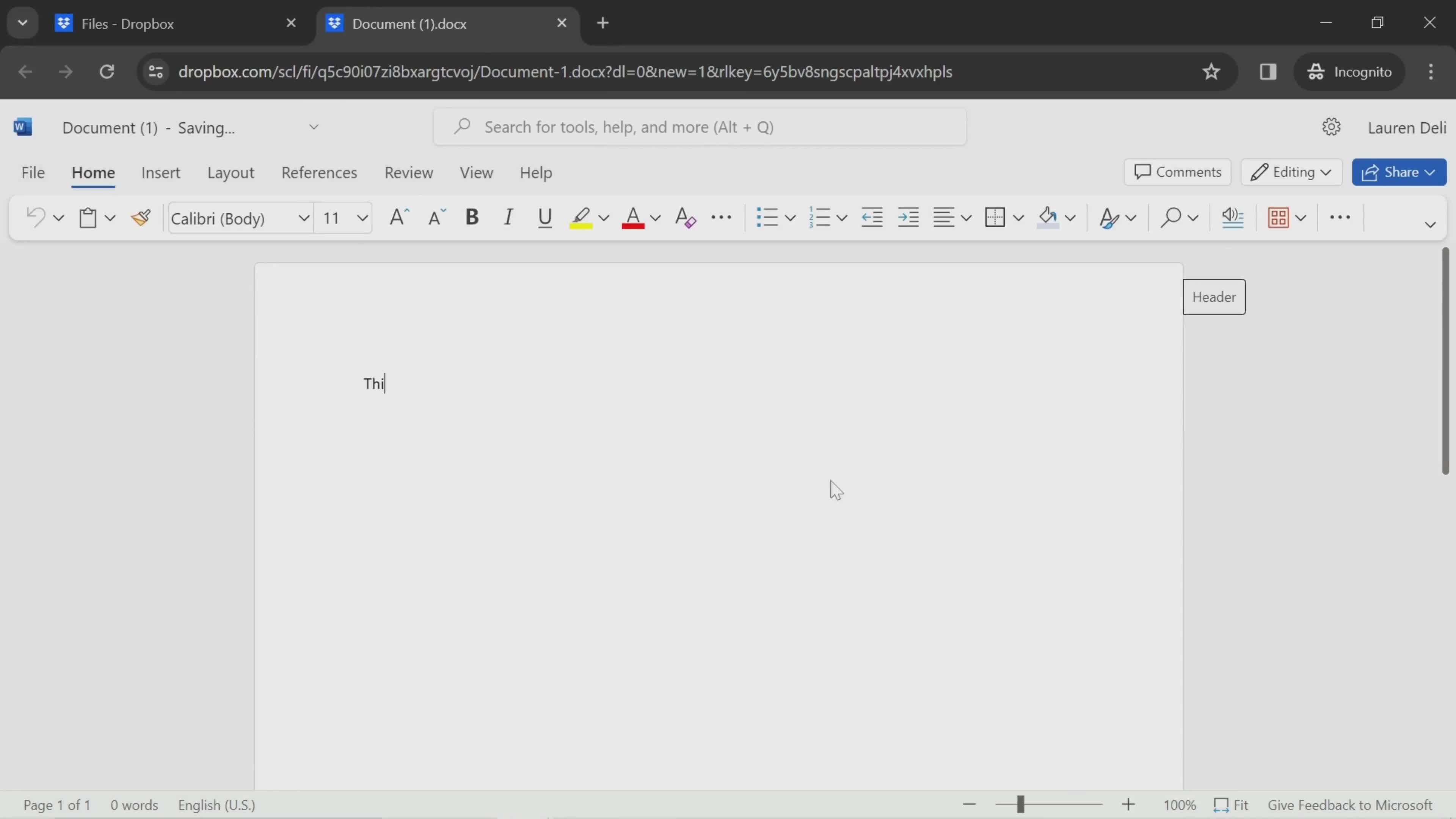 Creating a document screenshot