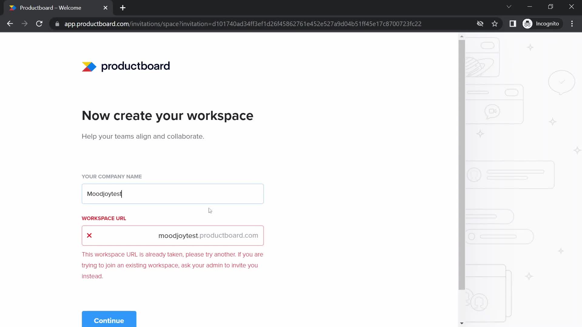 Creating a workspace screenshot