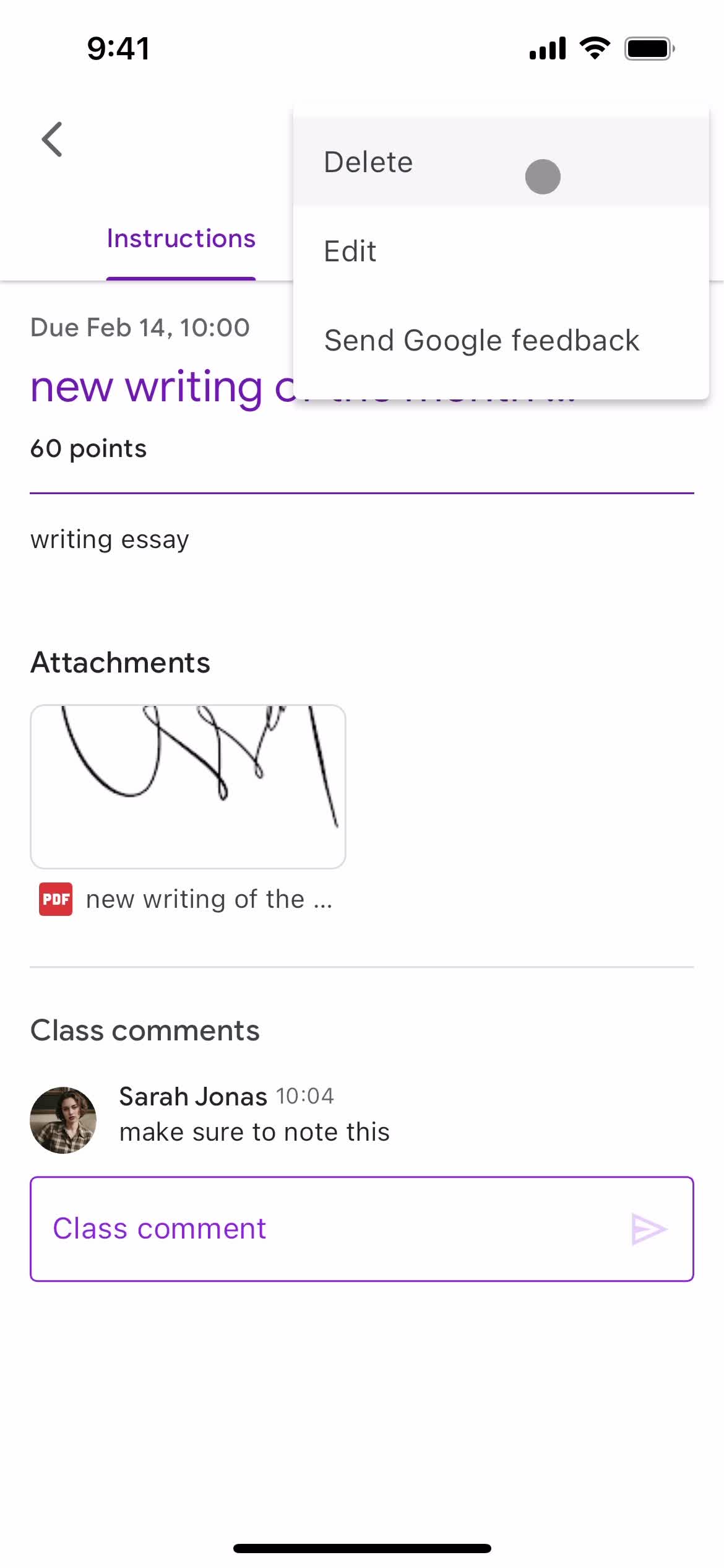 Creating an assignment on Google Classroom video thumbnail