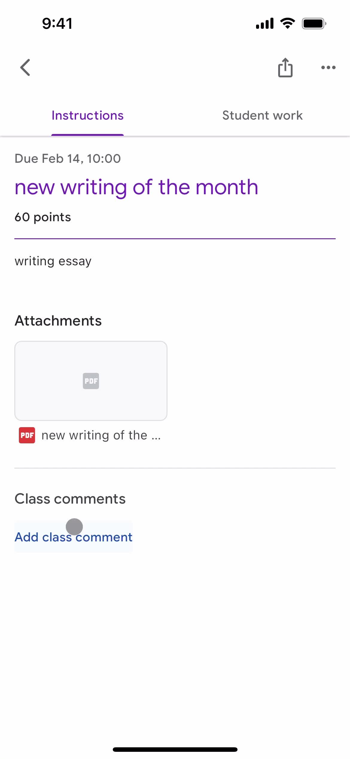 Creating an assignment on Google Classroom video thumbnail