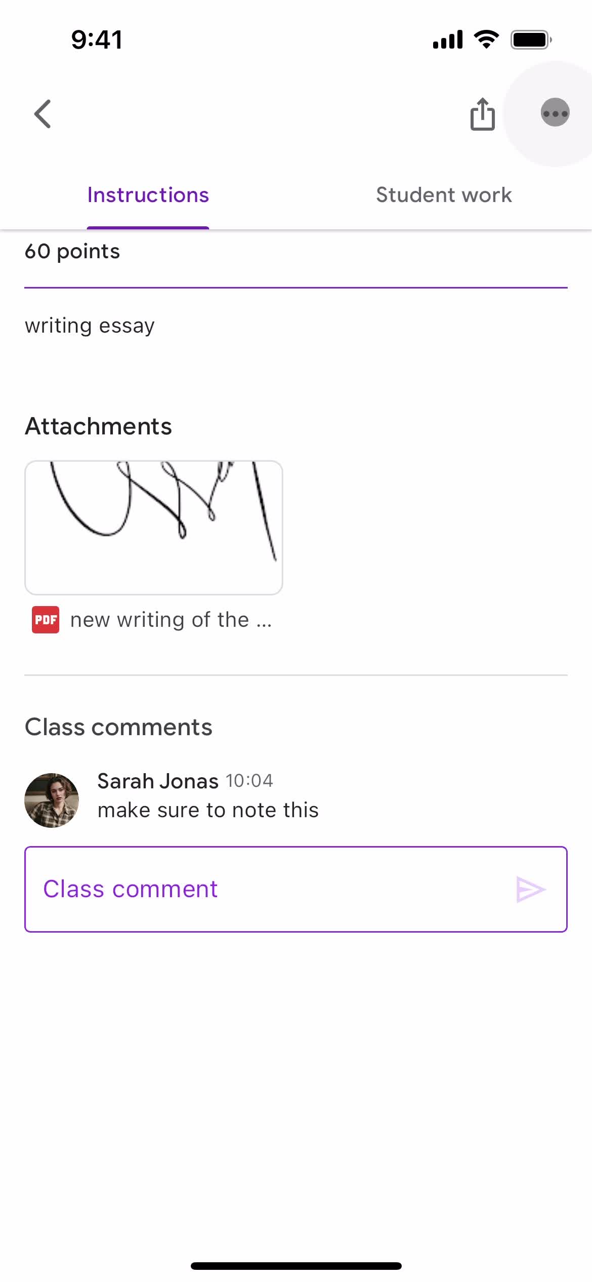 Creating an assignment on Google Classroom video thumbnail