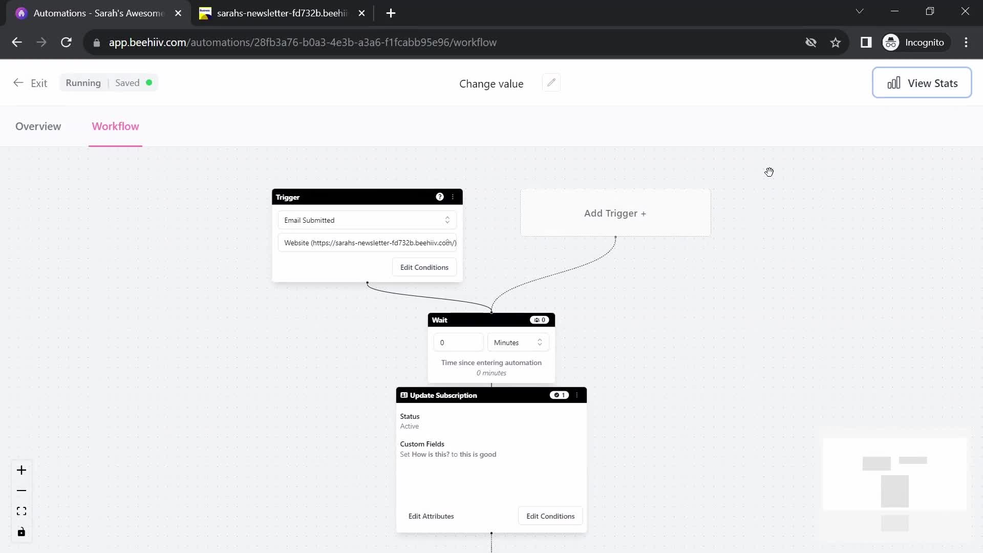 Creating an automation workflow on Beehiiv video thumbnail