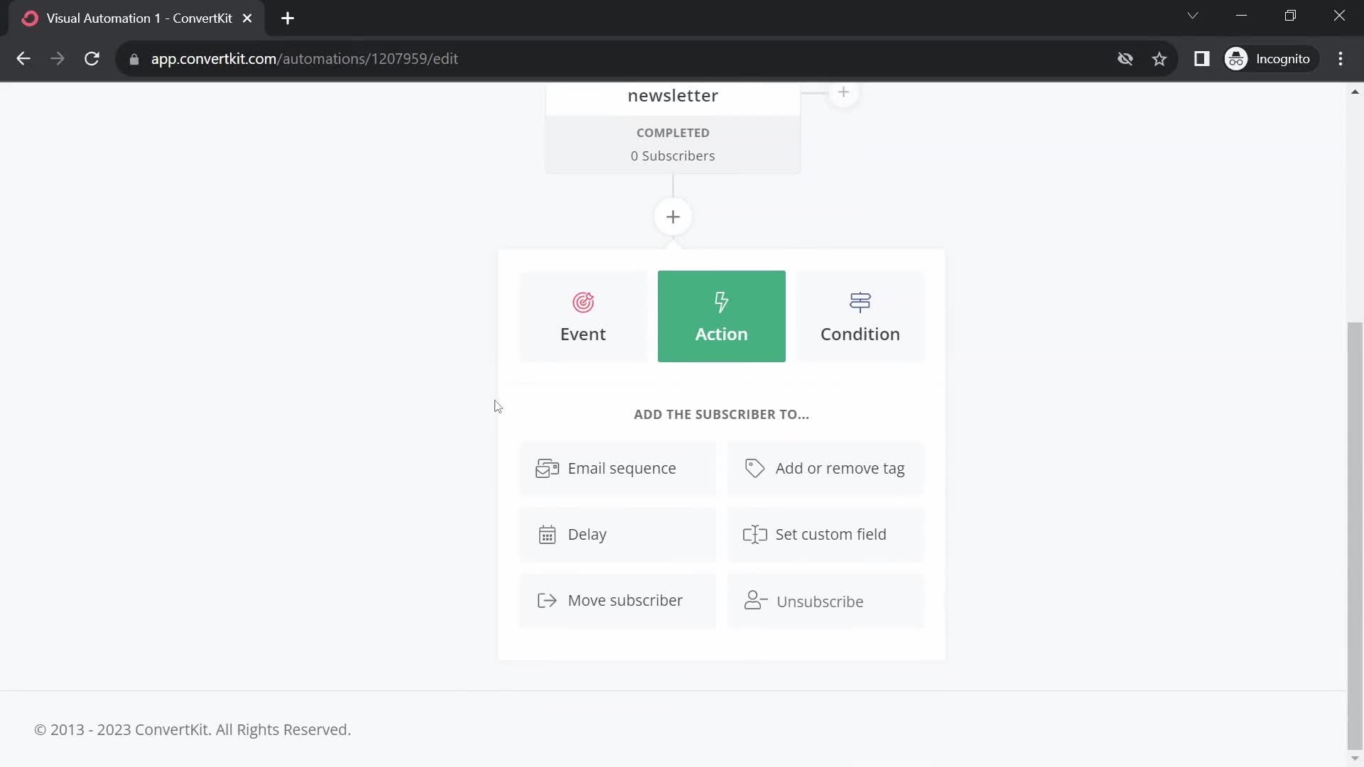 Creating an automation workflow on ConvertKit video thumbnail