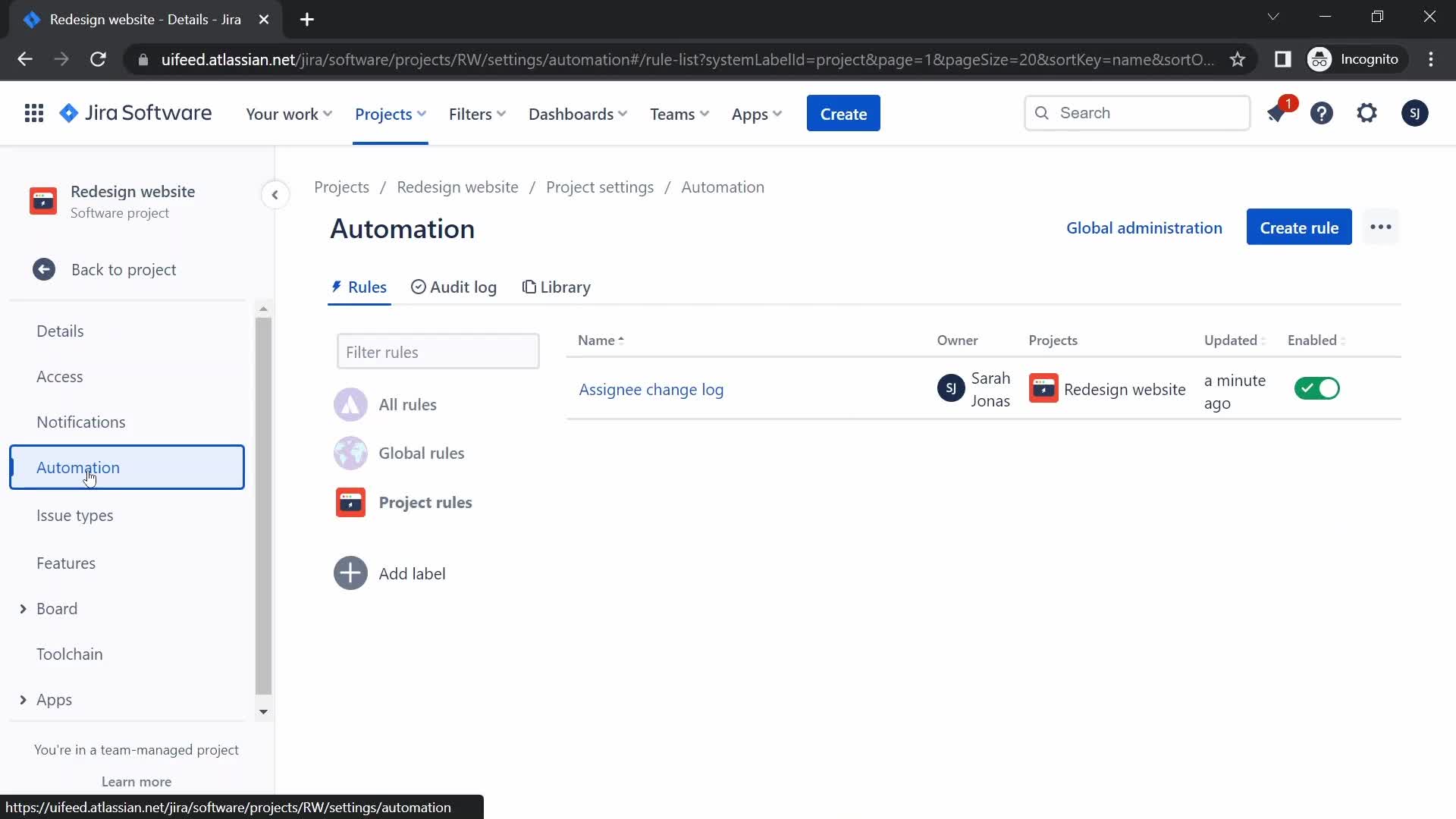 Creating an automation workflow on Jira video thumbnail