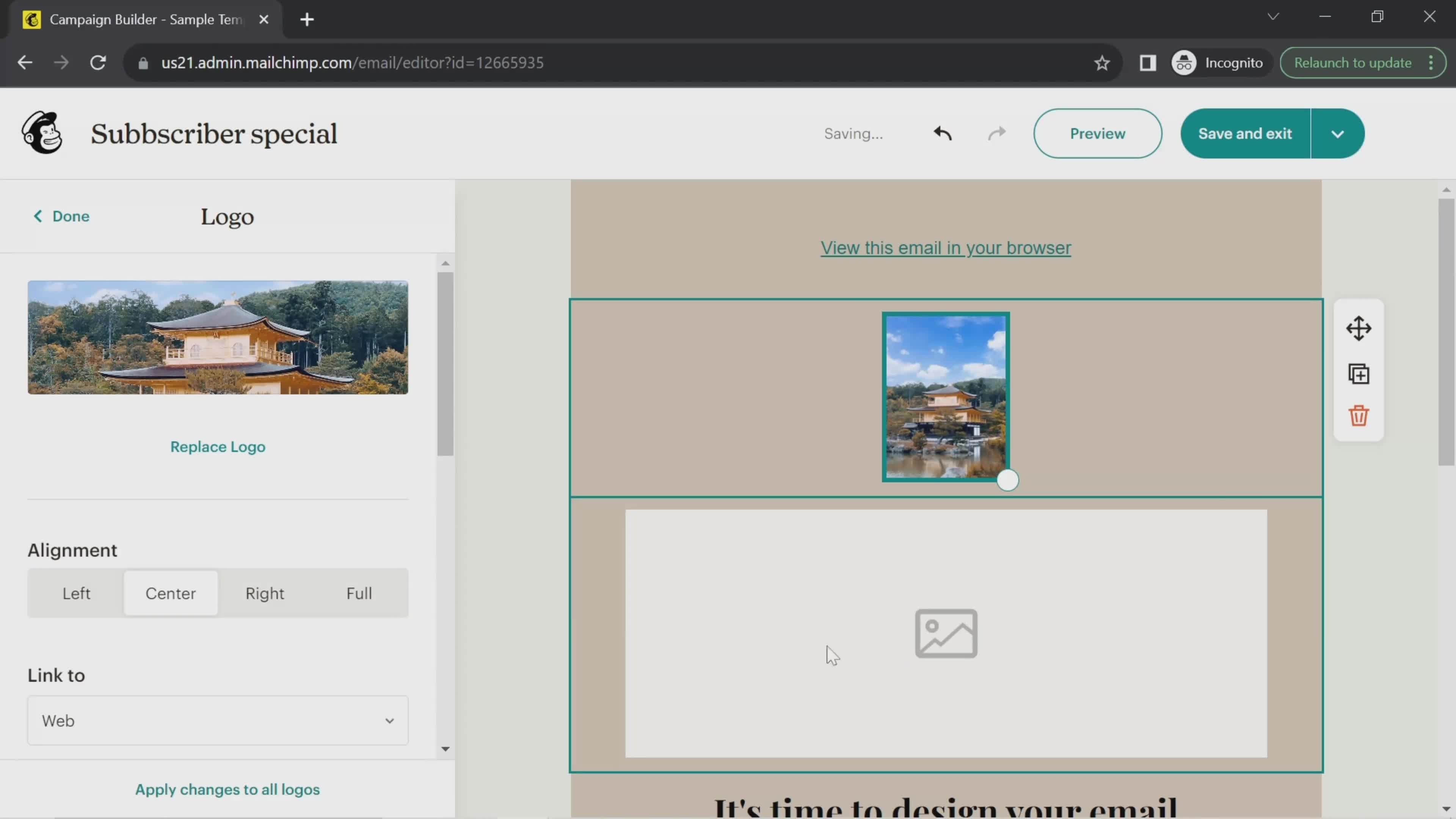 Creating an email campaign on Mailchimp video thumbnail