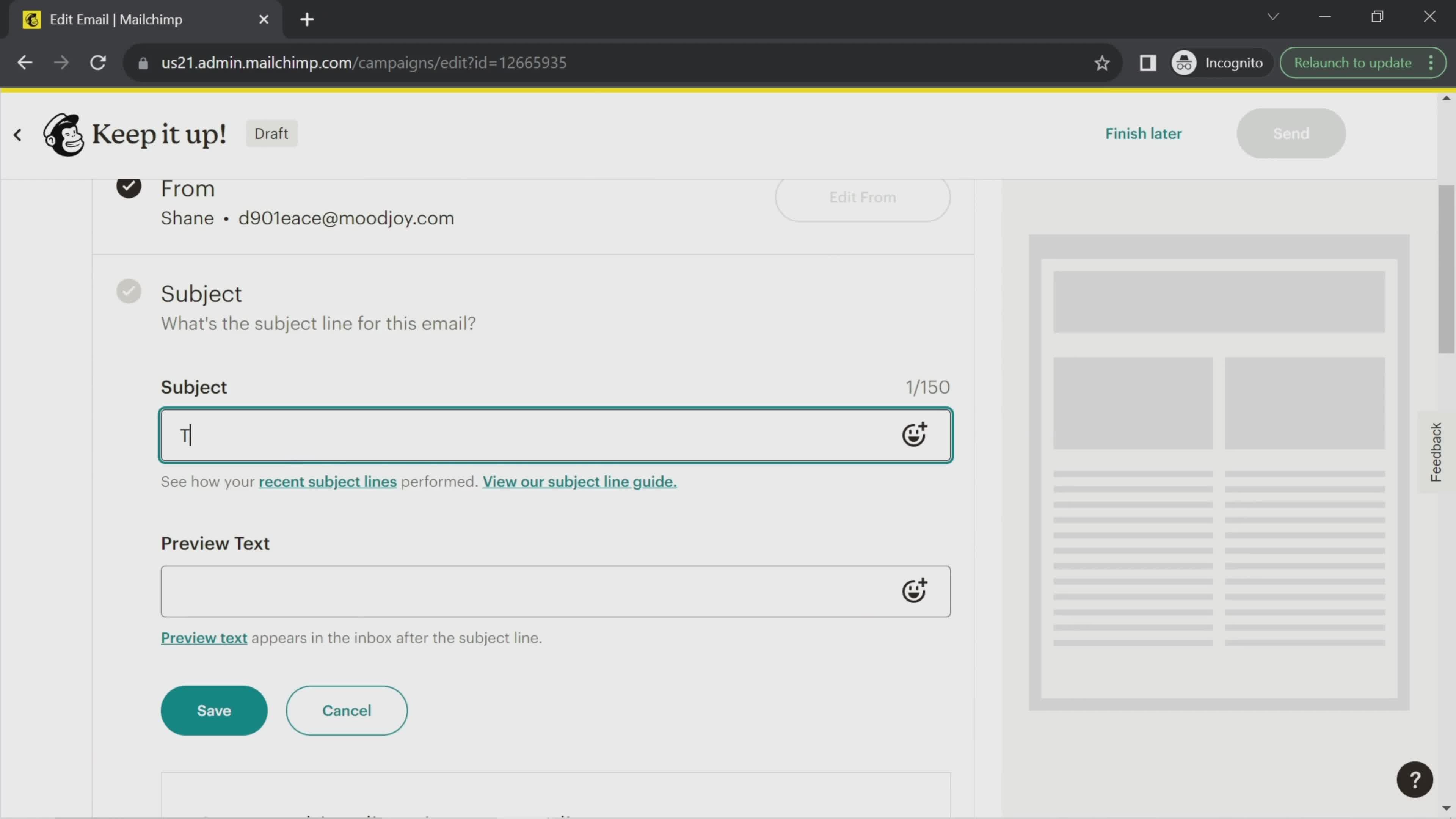 Creating an email campaign on Mailchimp video thumbnail