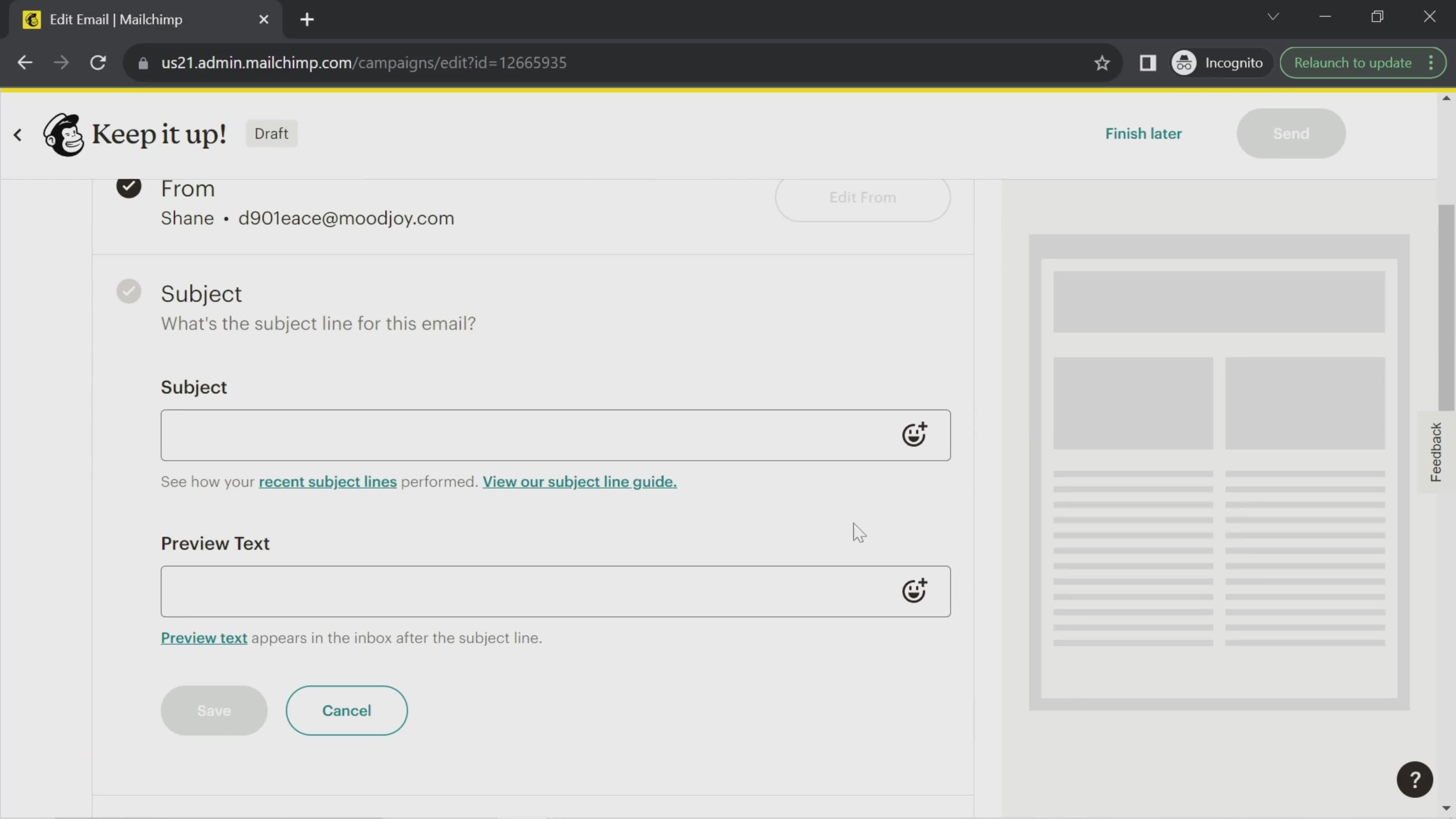 Creating an email campaign on Mailchimp video thumbnail