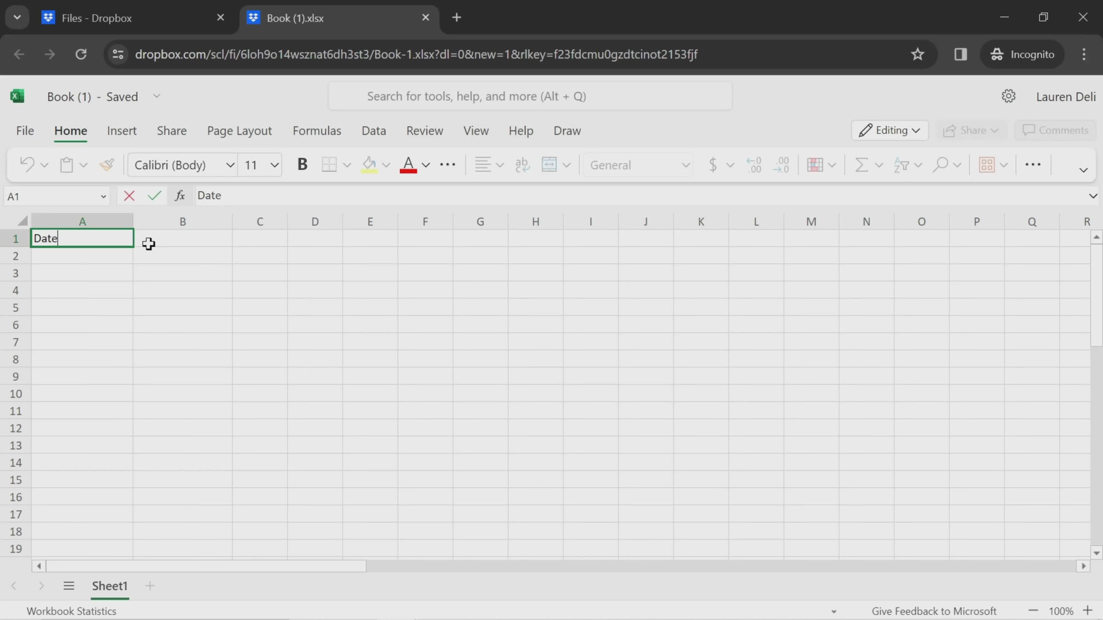 Creating an excel spreadsheet screenshot