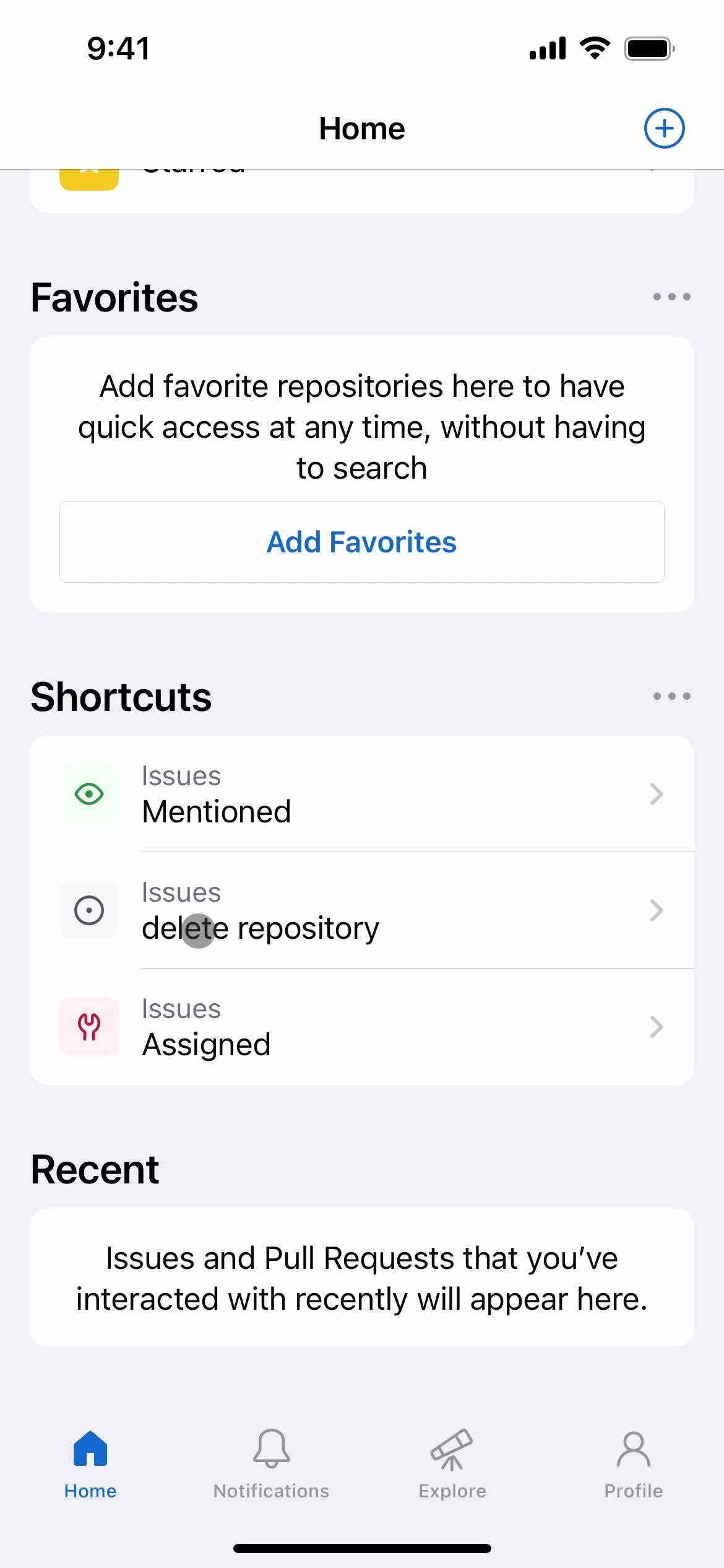 Creating shortcuts screenshot