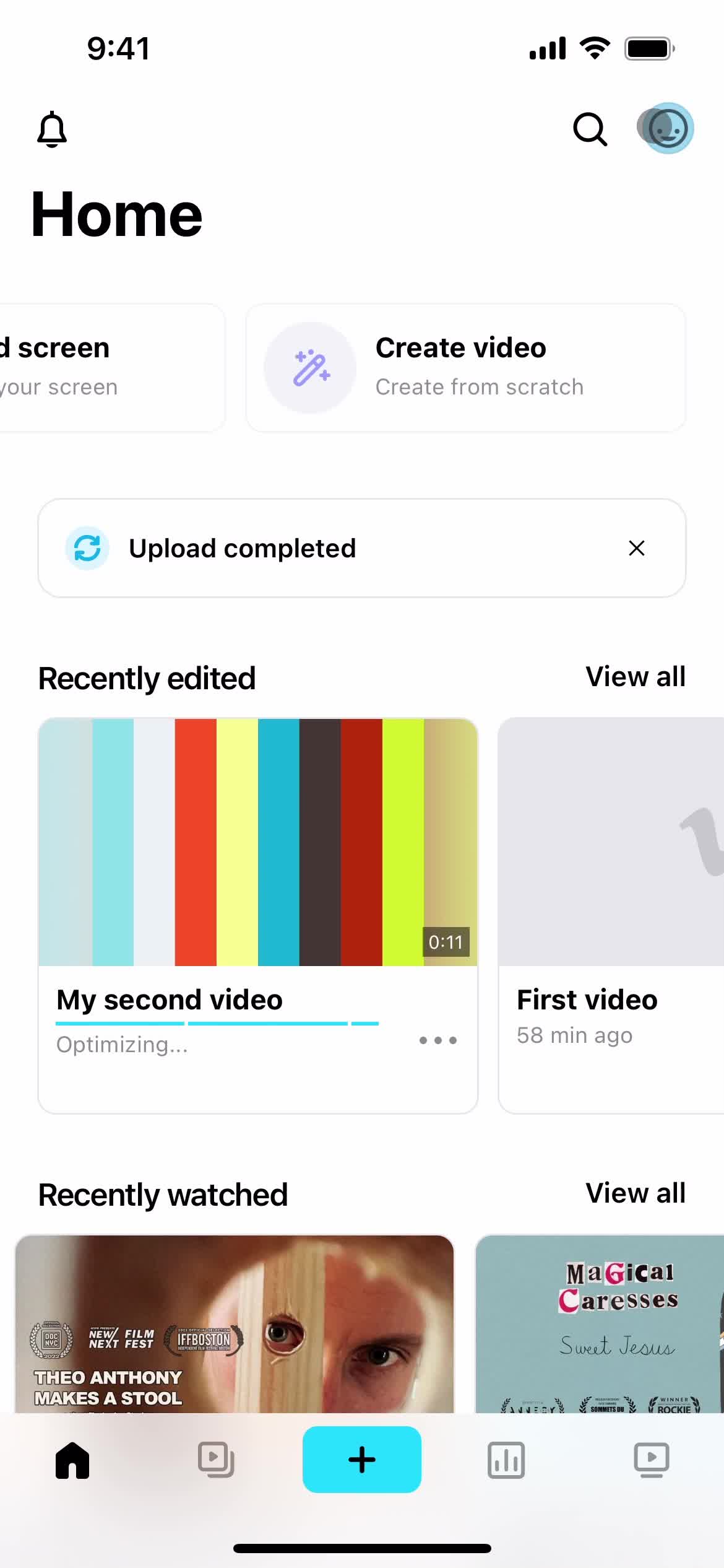 Creating a video screenshot