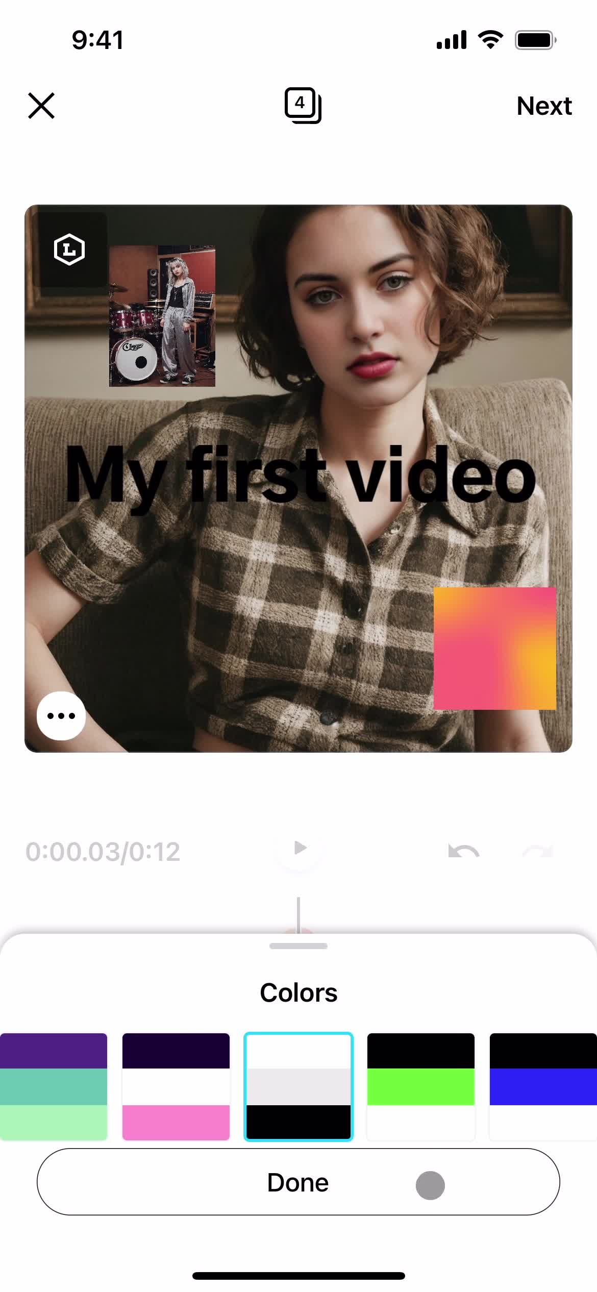 Creating a video screenshot