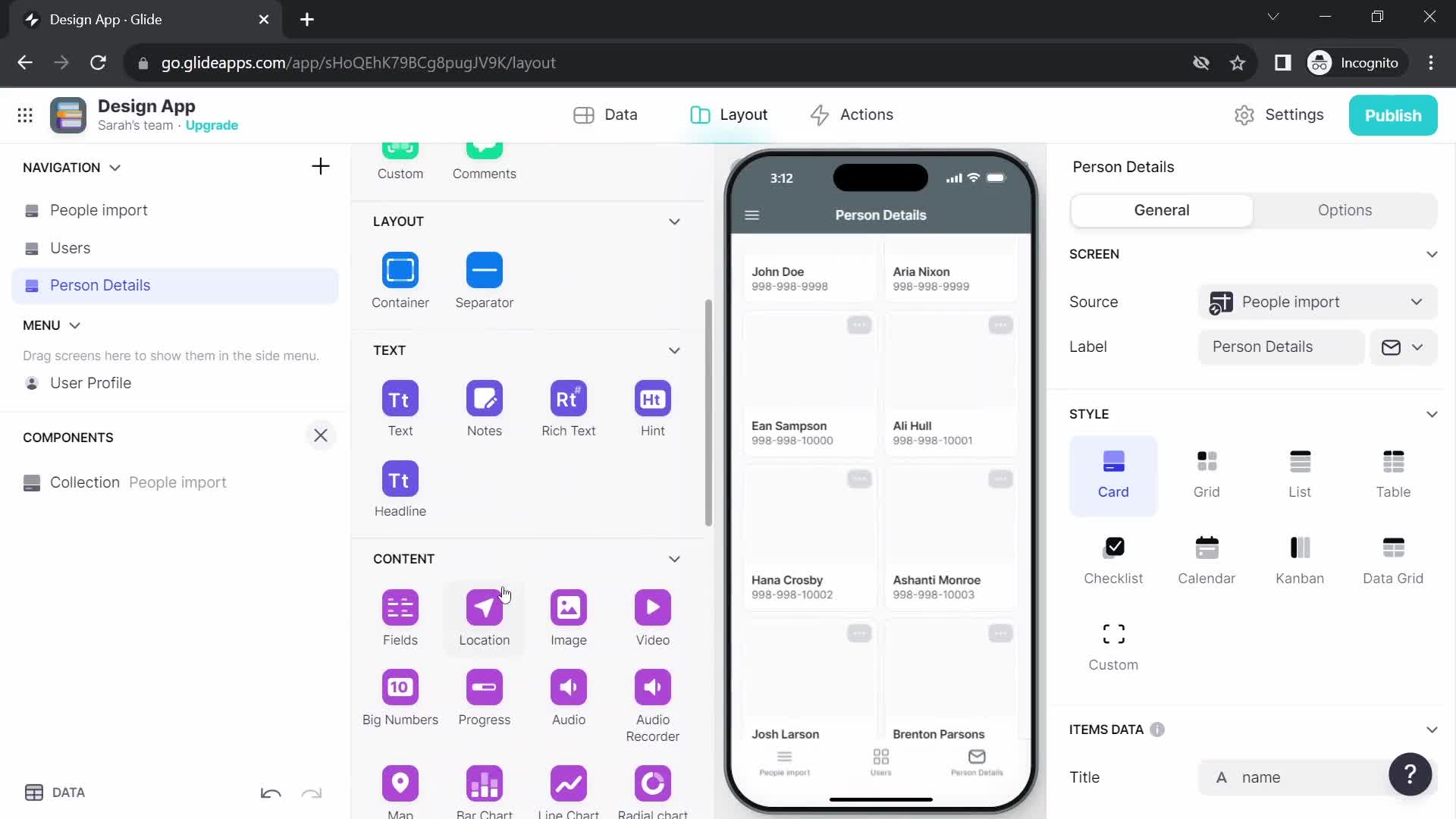 Creating an app screenshot