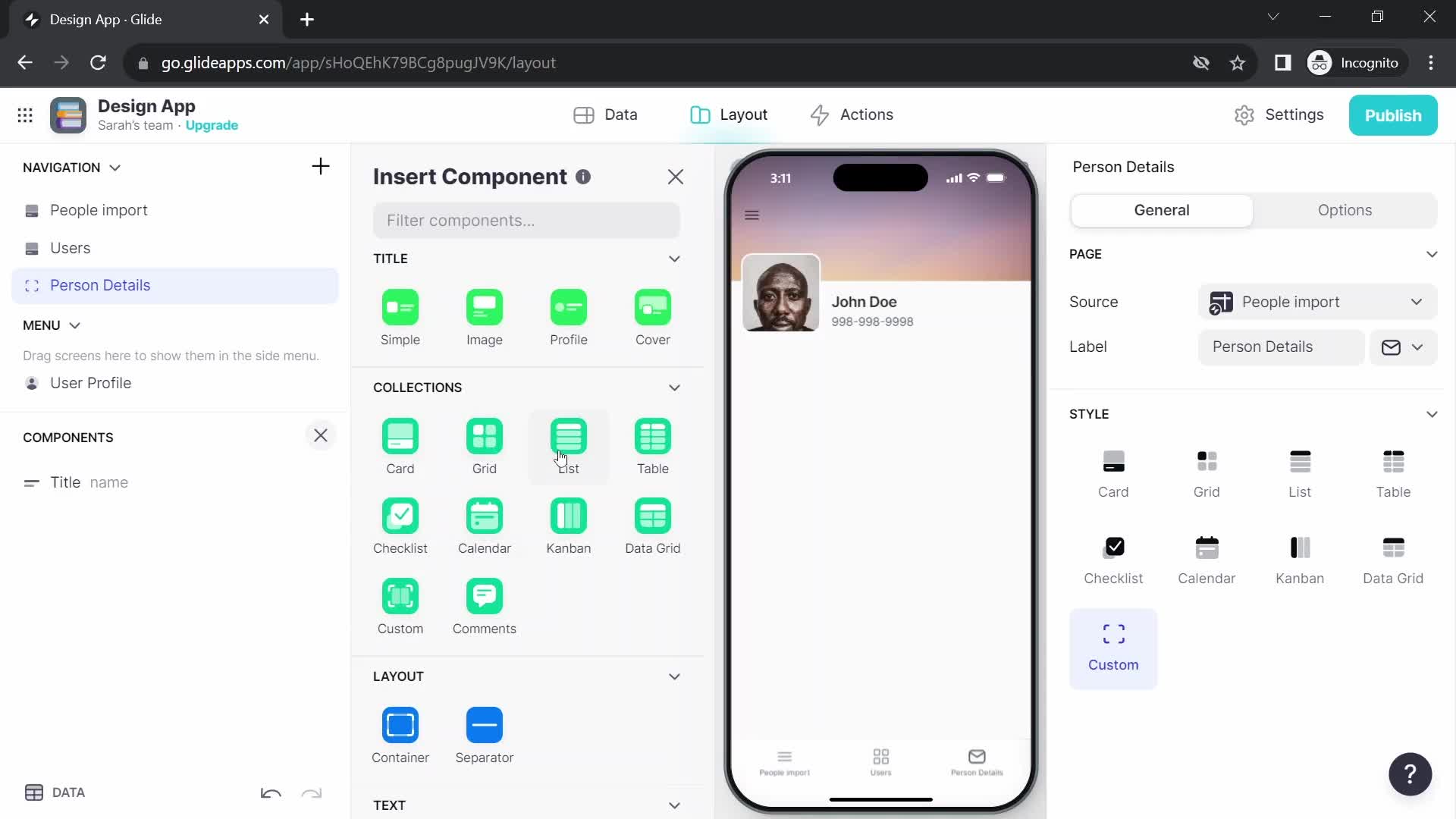 Creating an app screenshot