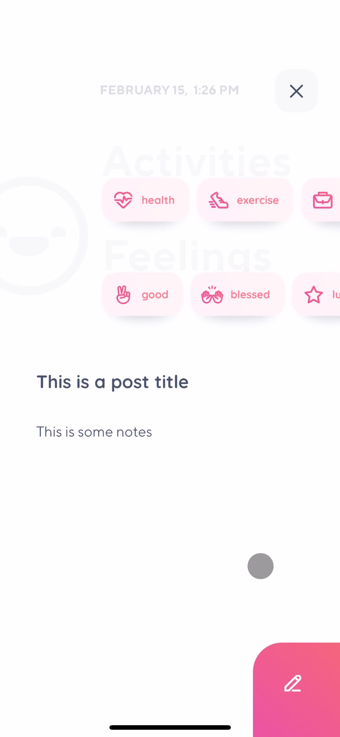 Creating a post screenshot