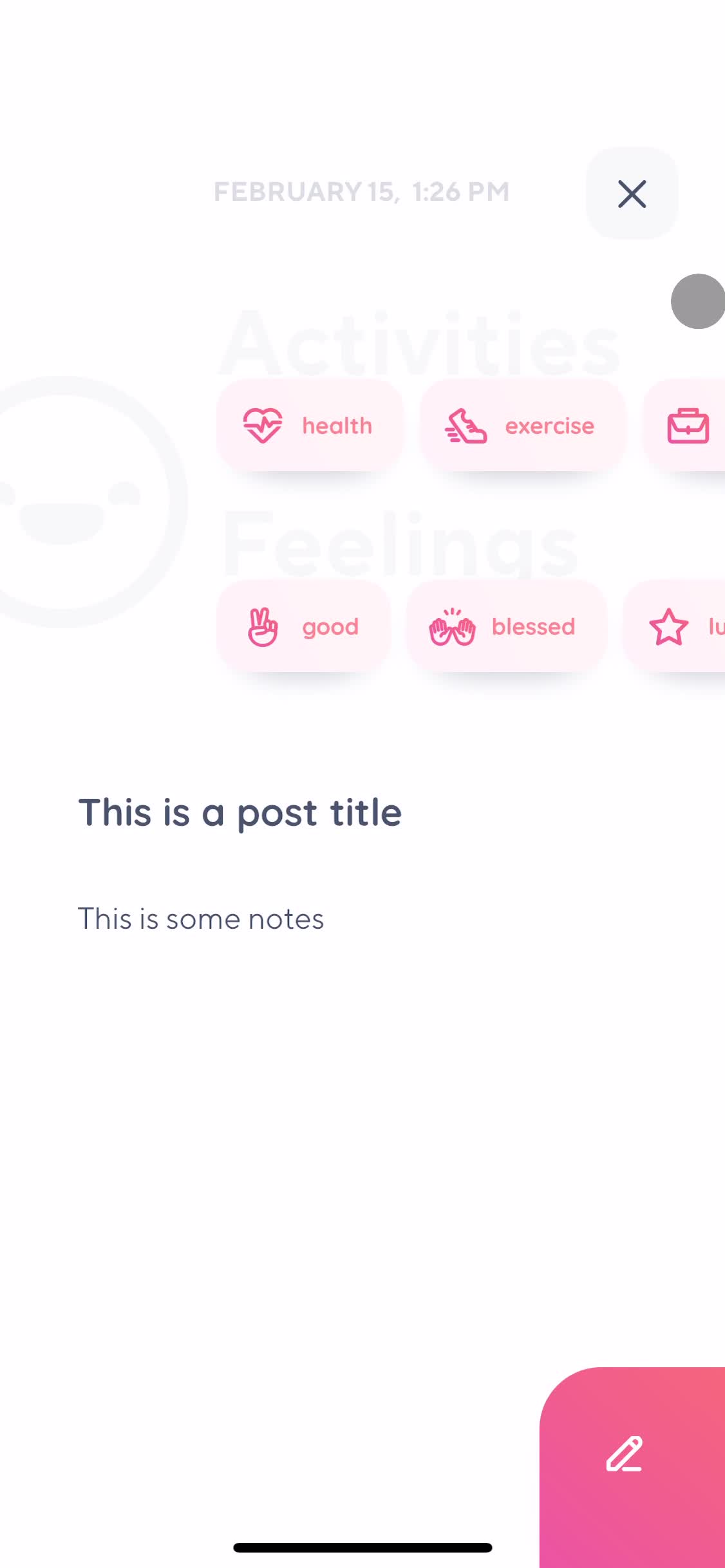 Creating a post screenshot