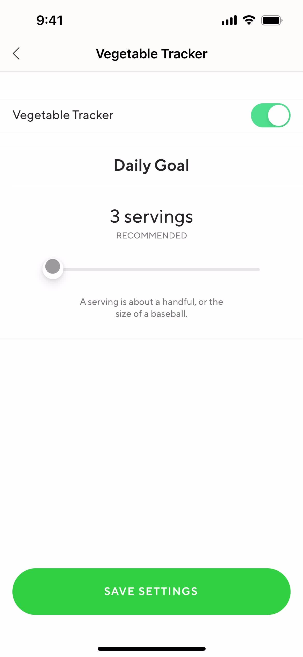 Customization settings on Lifesum video thumbnail