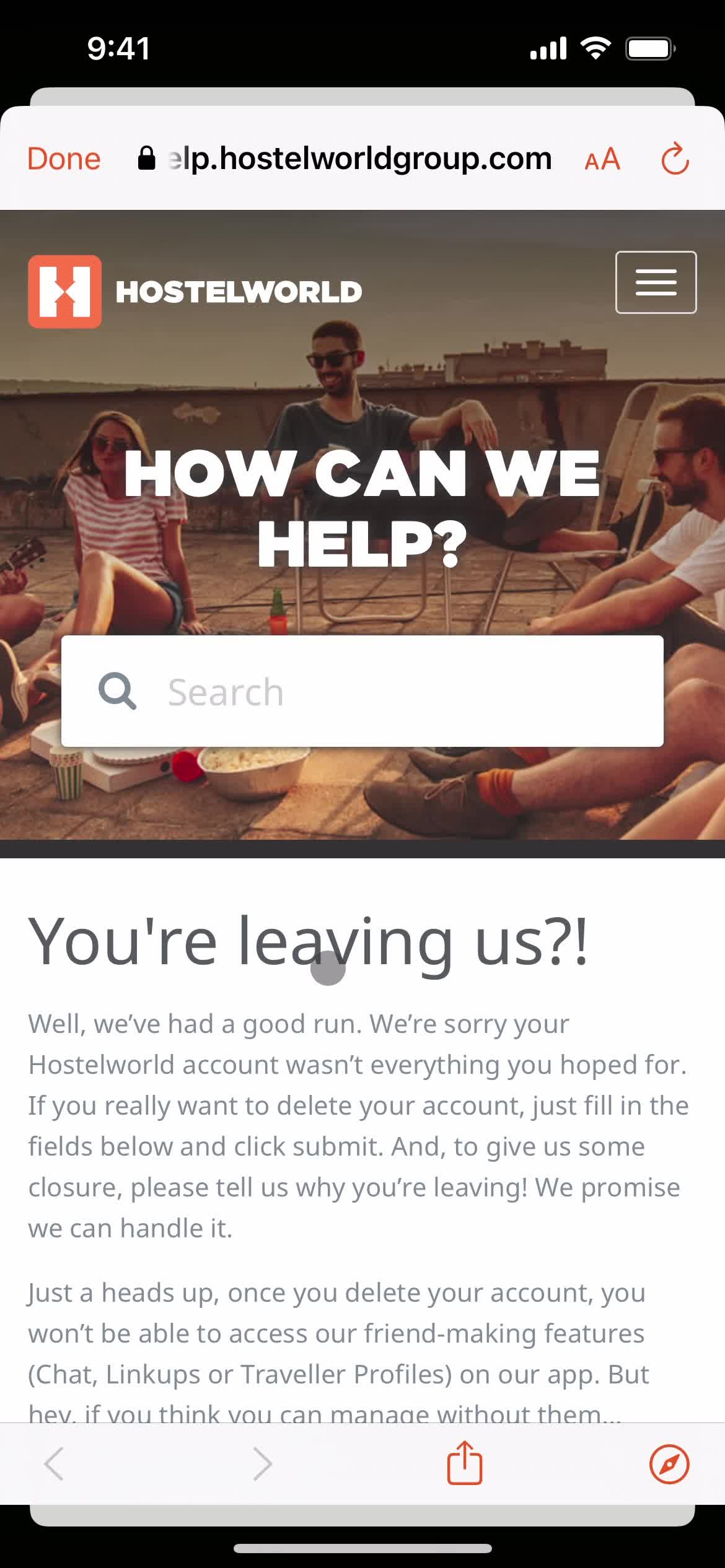 Deleting your account on Hostelworld video thumbnail