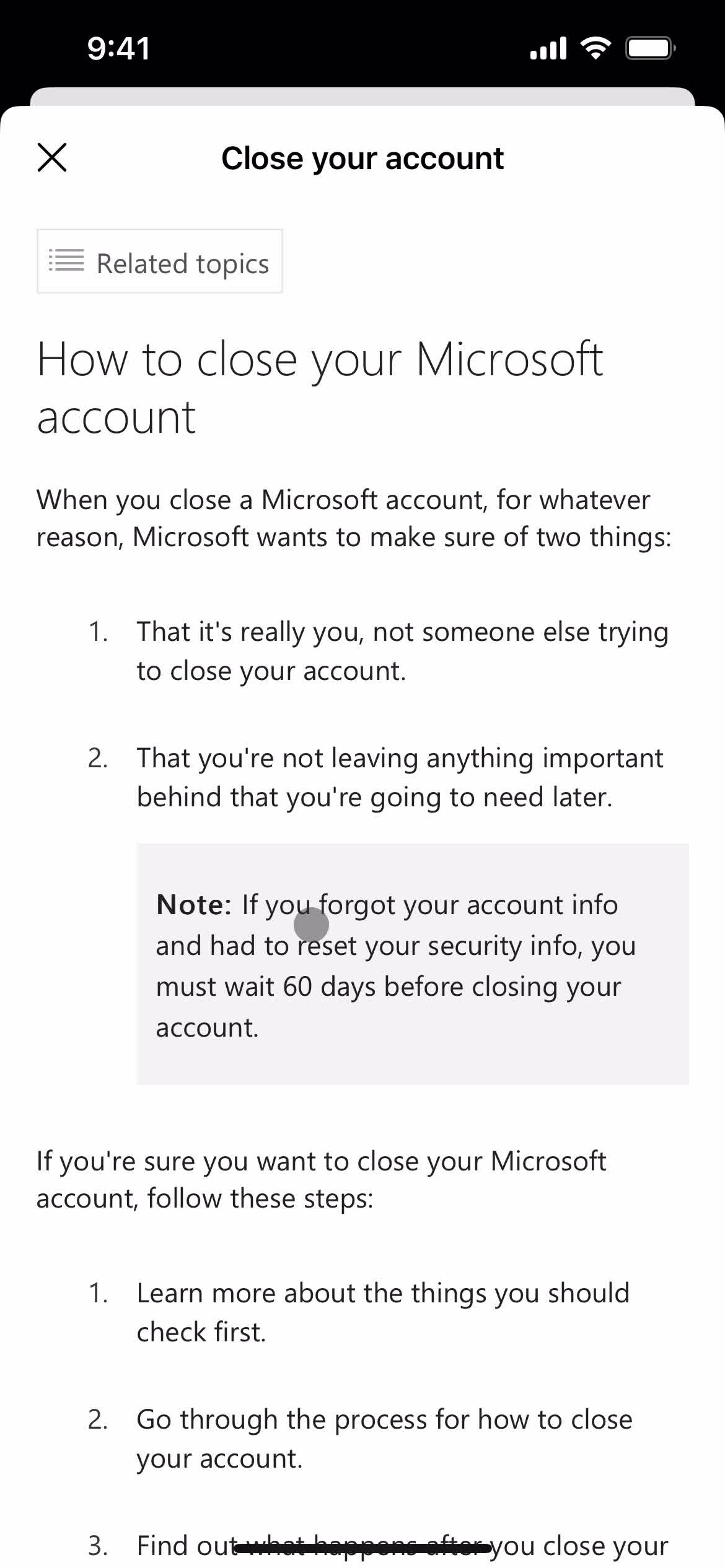 Deleting your account on Microsoft Teams video thumbnail