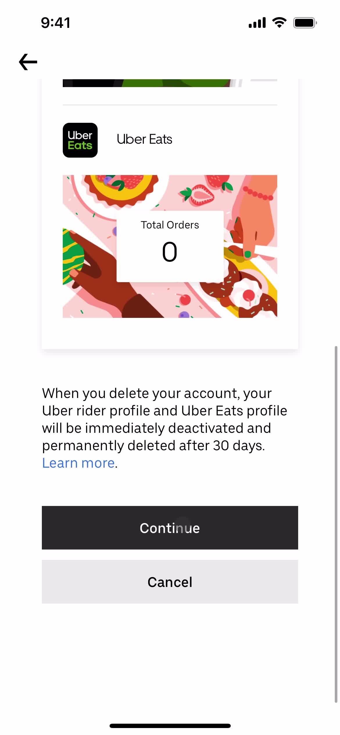 Deleting your account on Uber video thumbnail