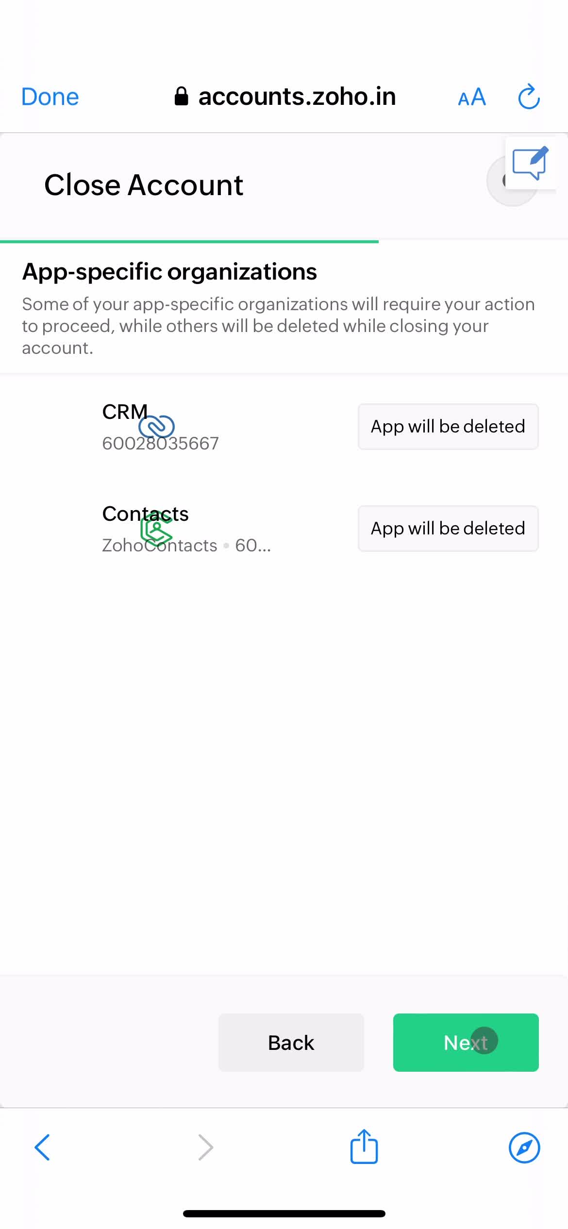 Deleting your account on Zoho CRM video thumbnail