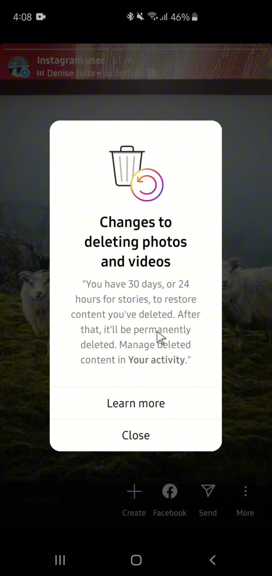 Deleting a story on Instagram video thumbnail