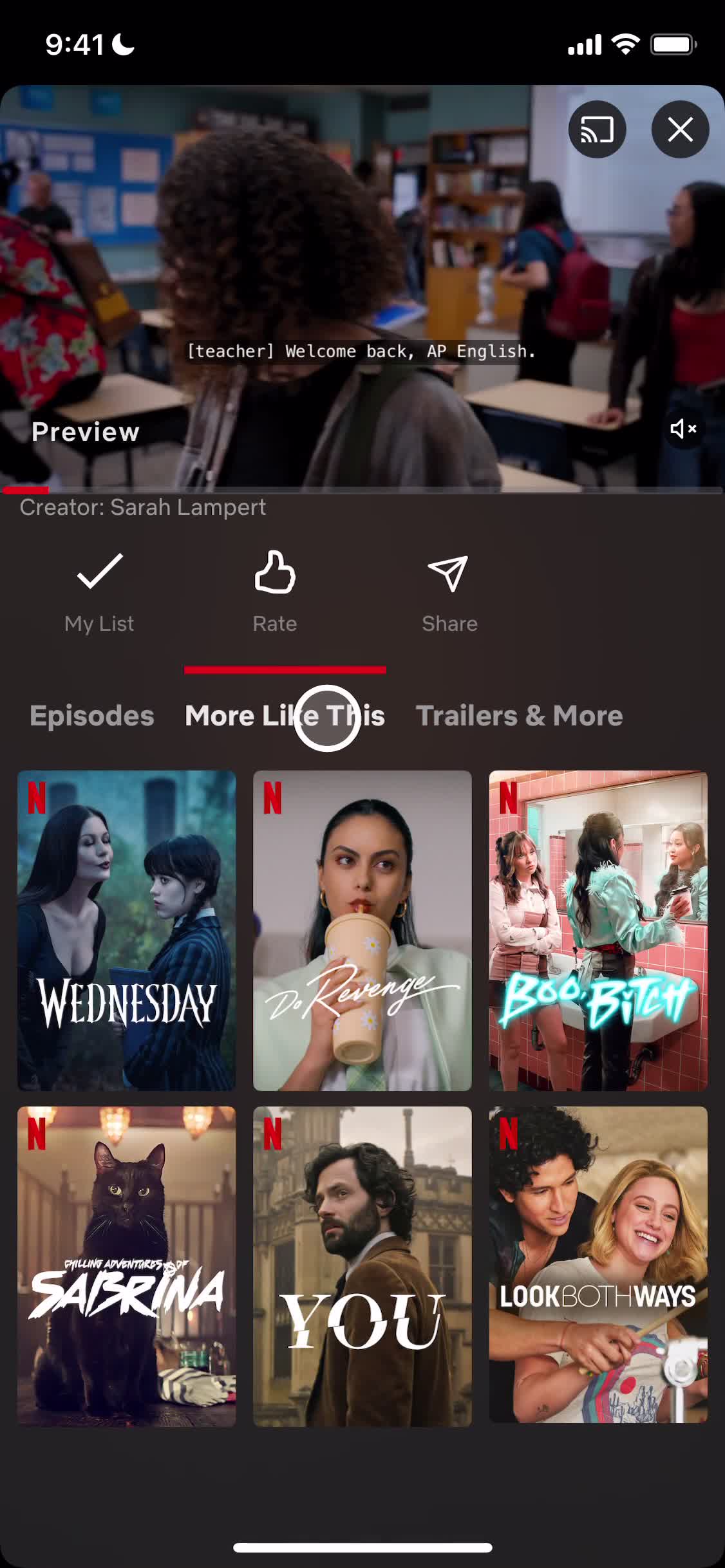 Discovering content on Netflix video thumbnail