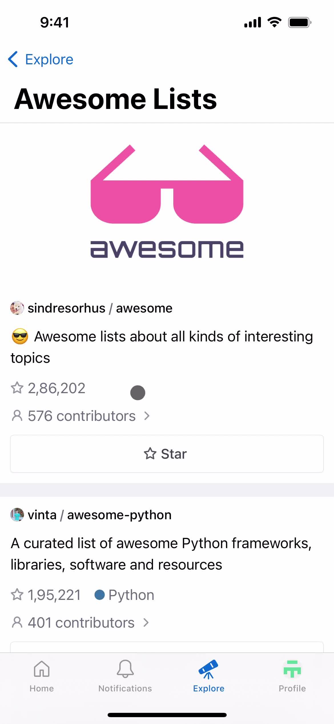 Discovering content on GitHub video thumbnail