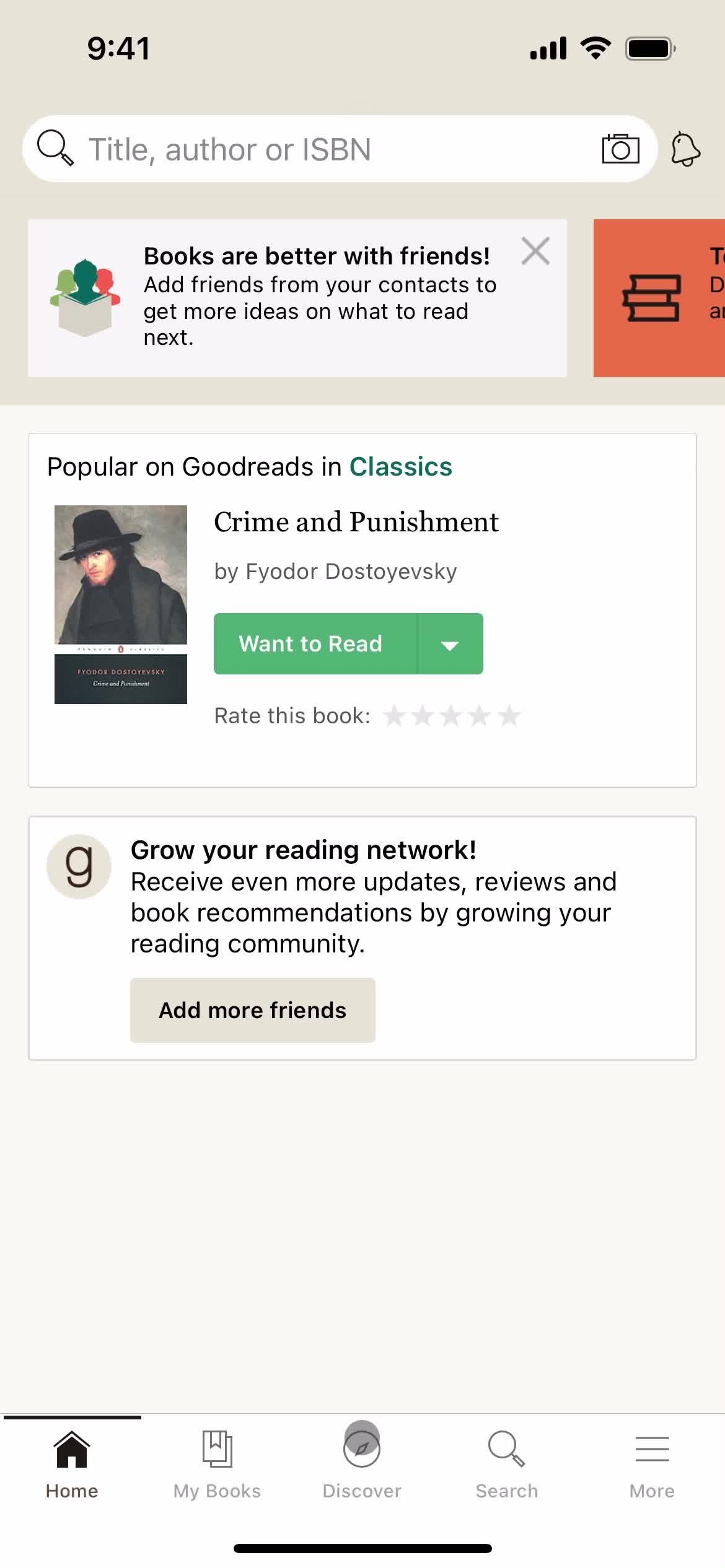 Discovering content on Goodreads video thumbnail