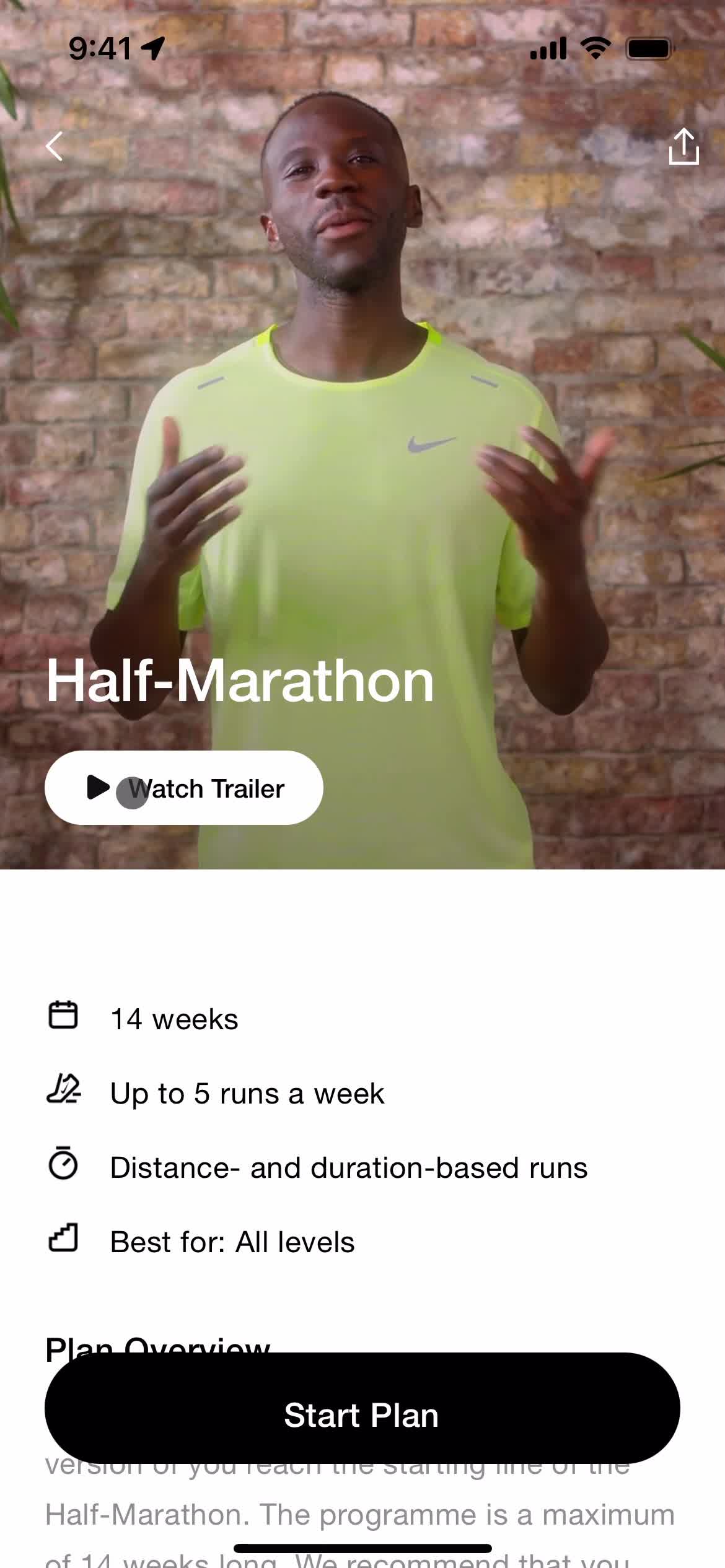 Discovering content on Nike Run Club video thumbnail