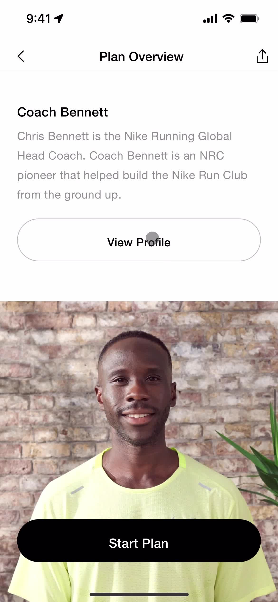 Discovering content on Nike Run Club video thumbnail