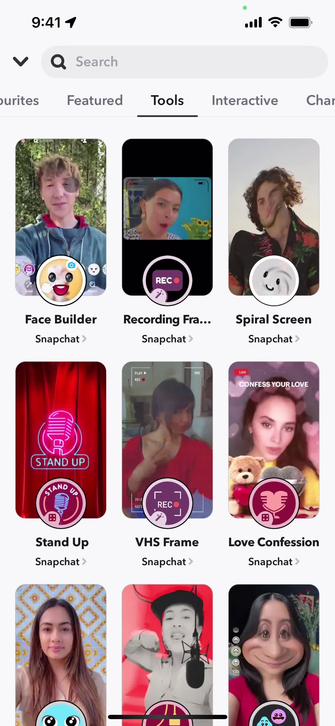 Discovering content on Snapchat video thumbnail