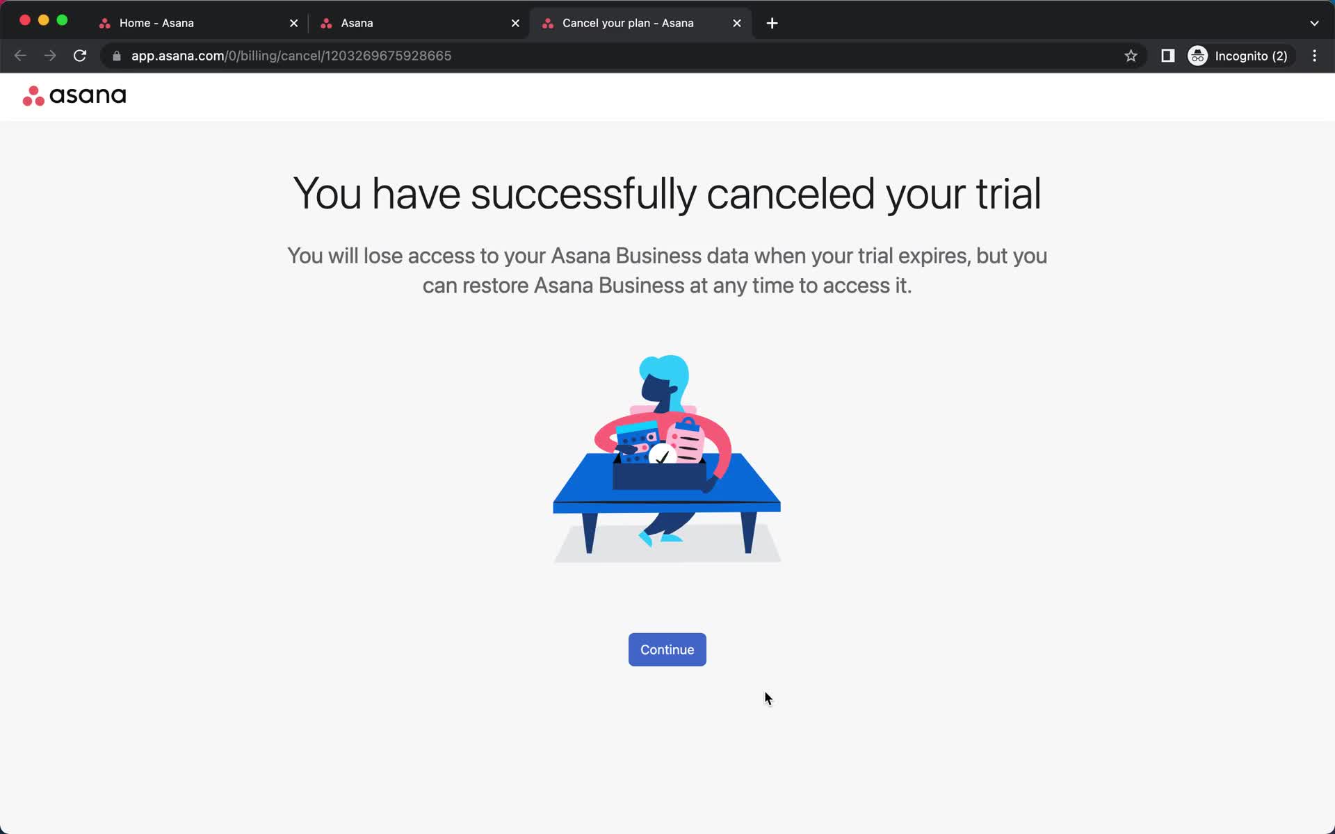 Cancelling your subscription on Asana video thumbnail