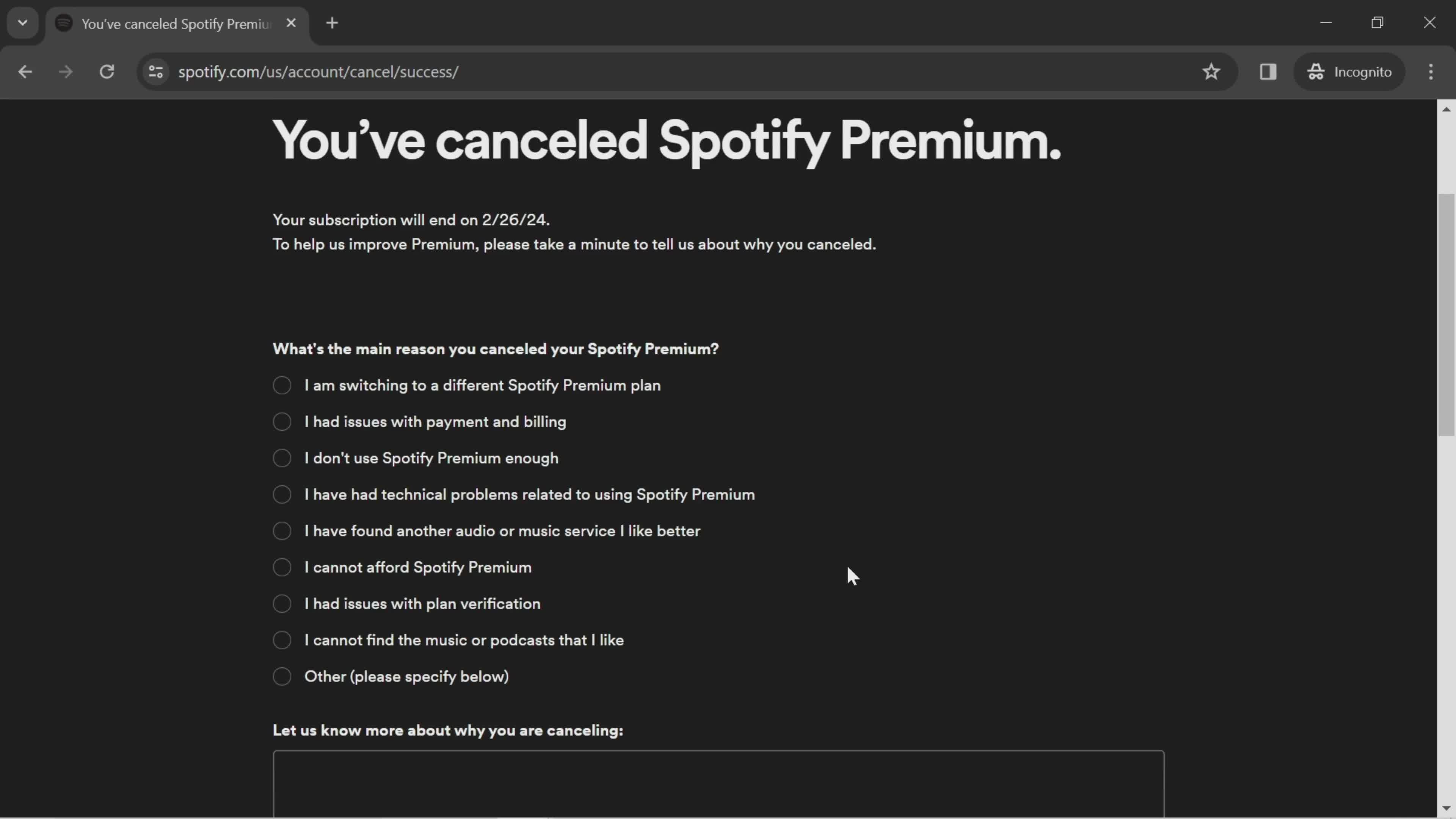 Downgrading your account on Spotify video thumbnail