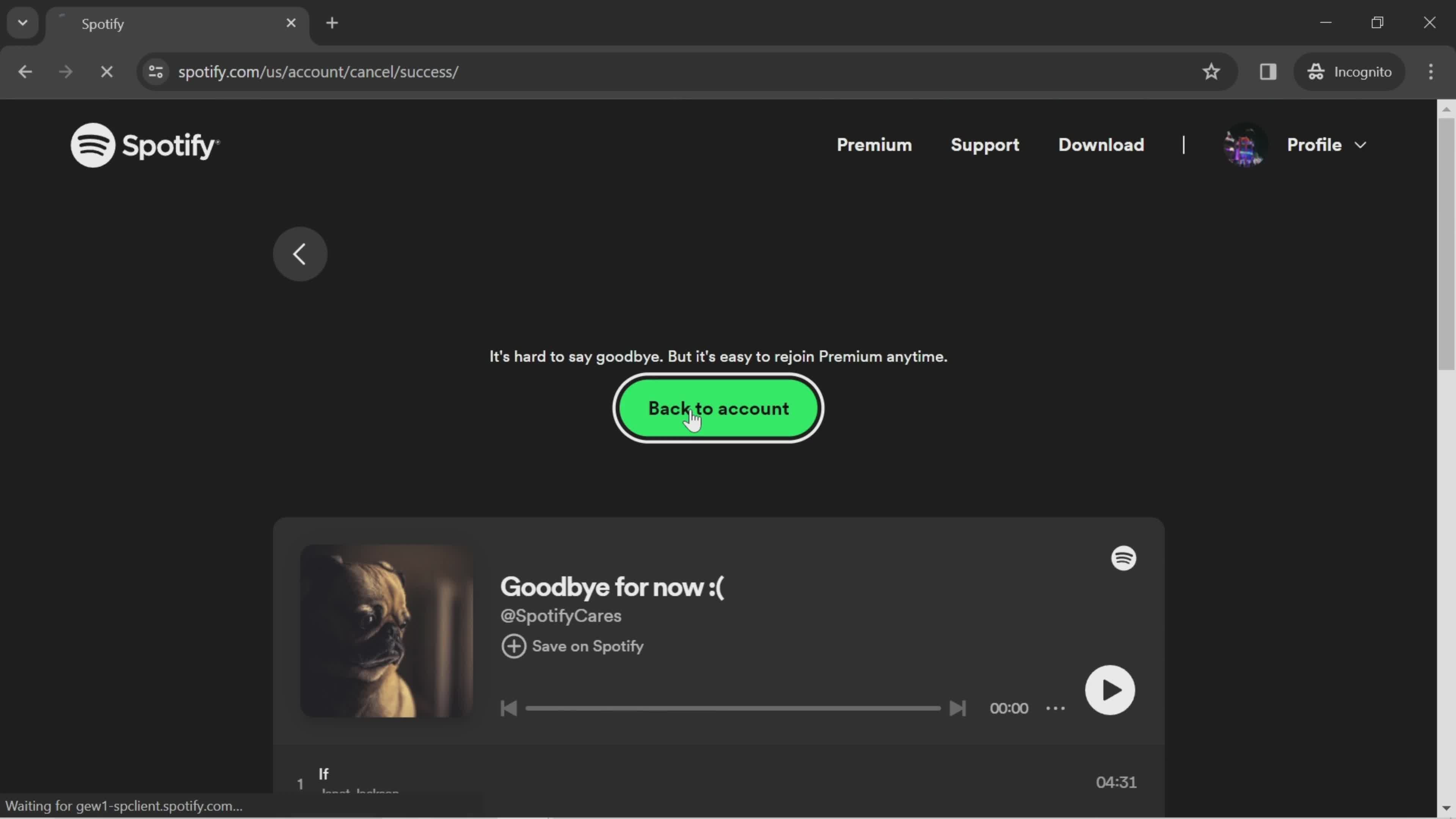 Downgrading your account on Spotify video thumbnail