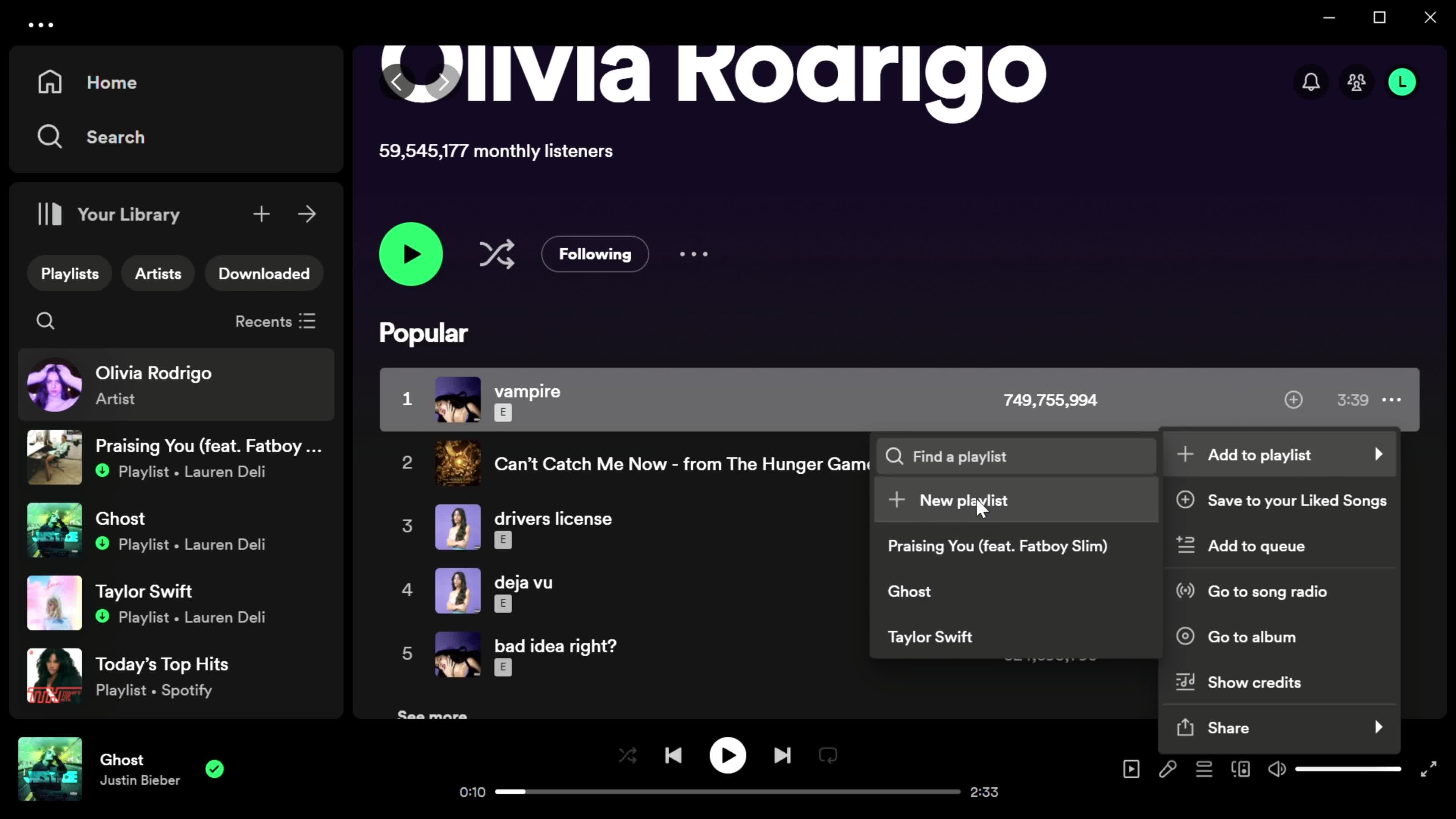 Downloading songs on Spotify video thumbnail