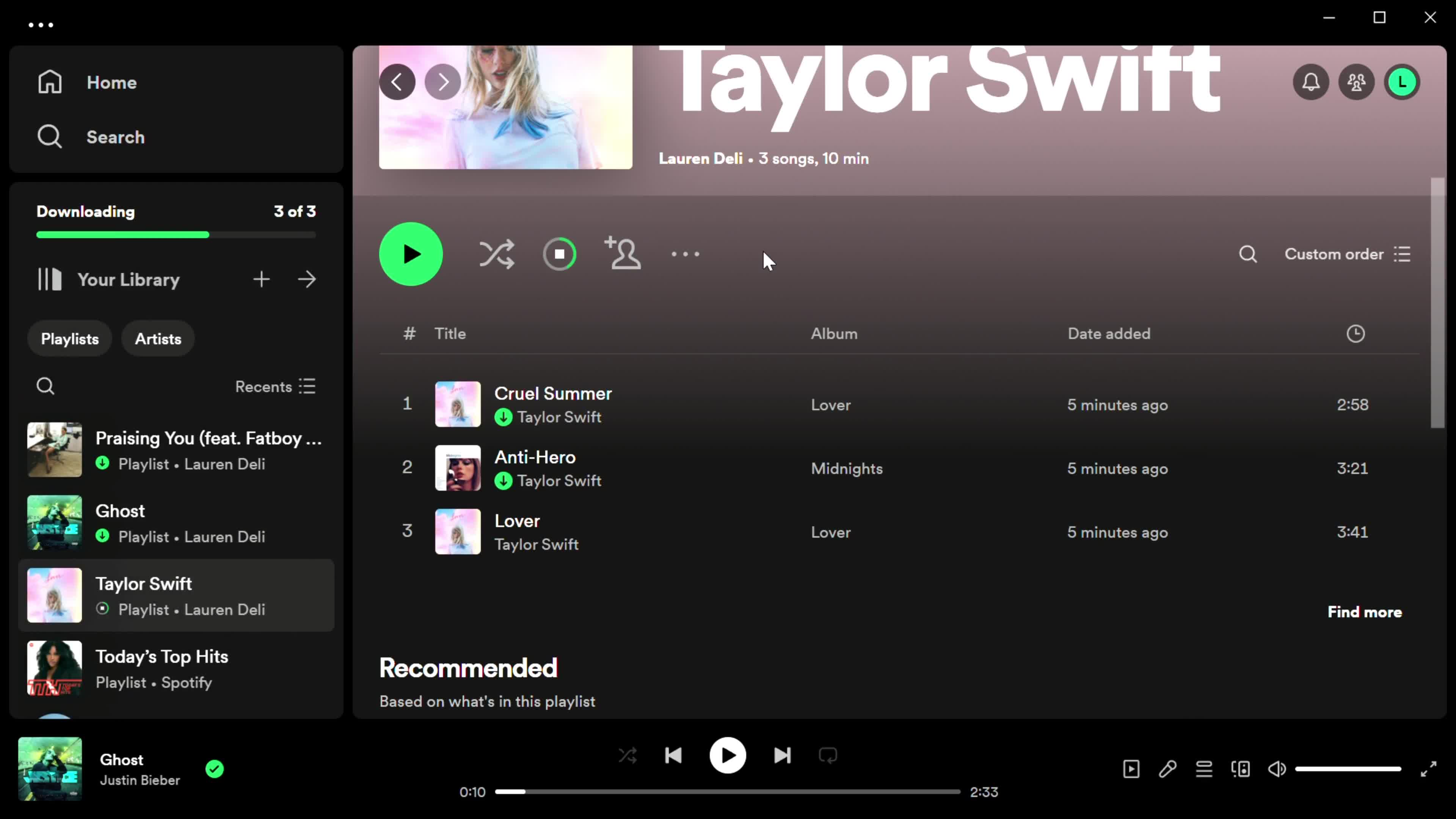 Downloading songs on Spotify video thumbnail