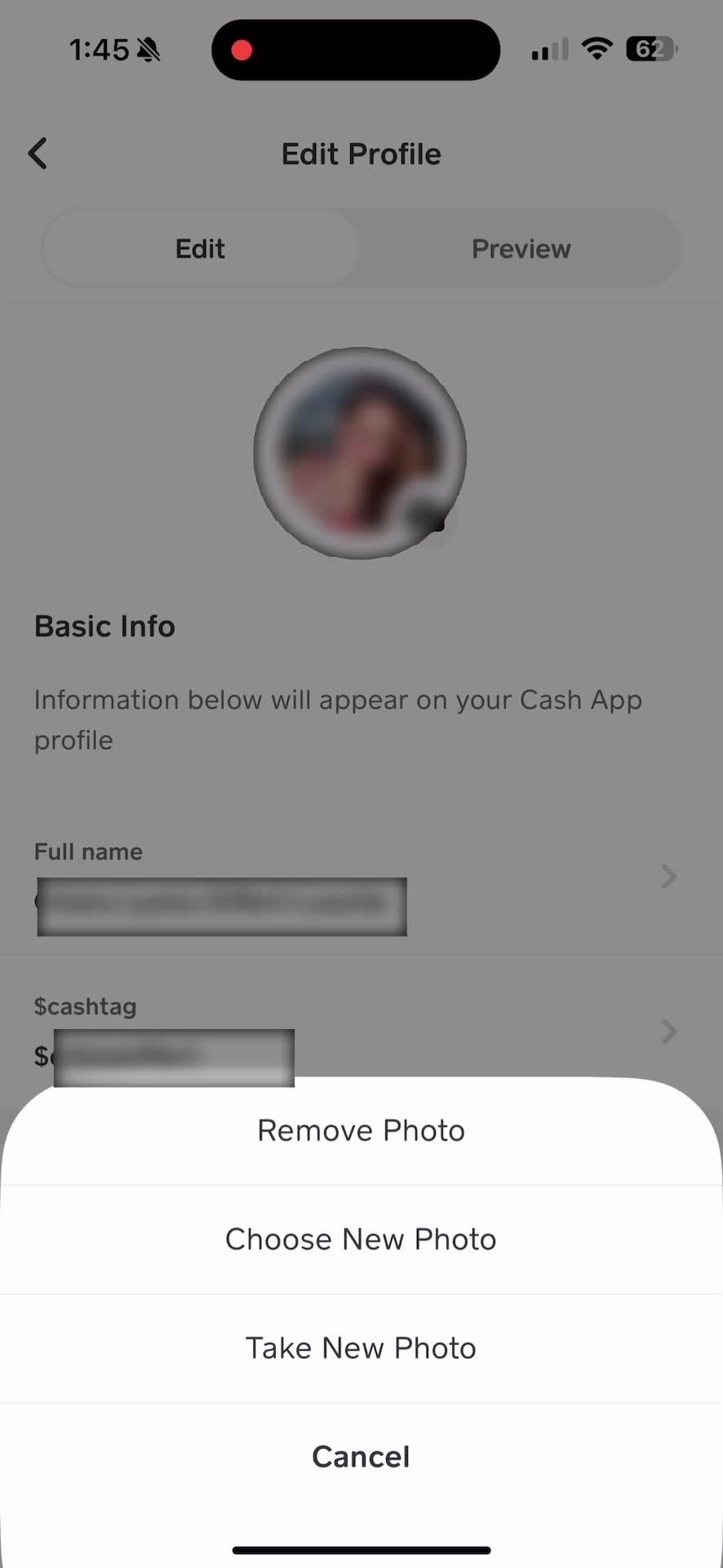 Updating your profile on Cash App video thumbnail