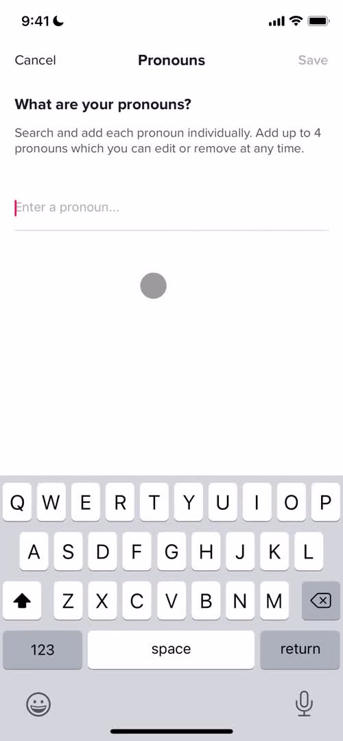 Updating your profile on TikTok video thumbnail