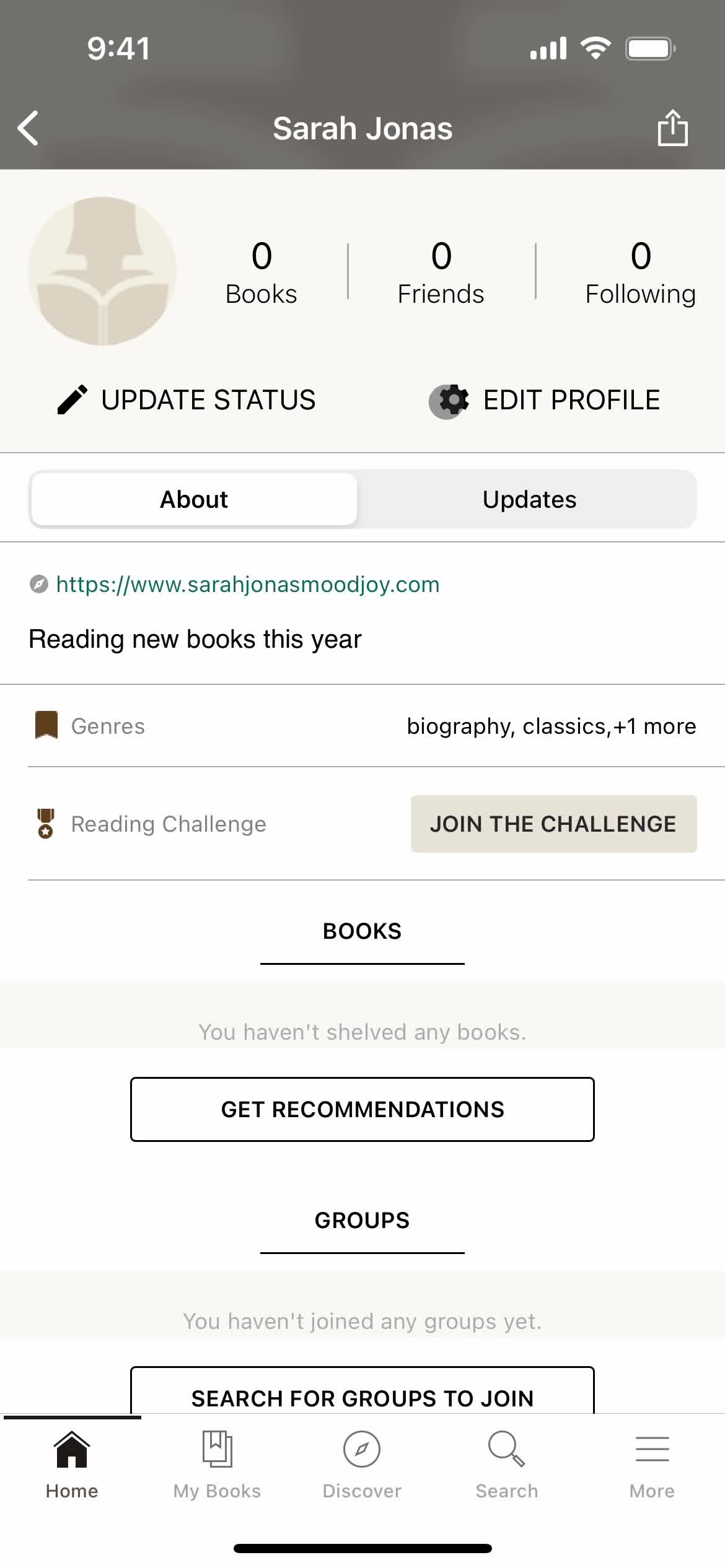 Updating your profile on Goodreads video thumbnail