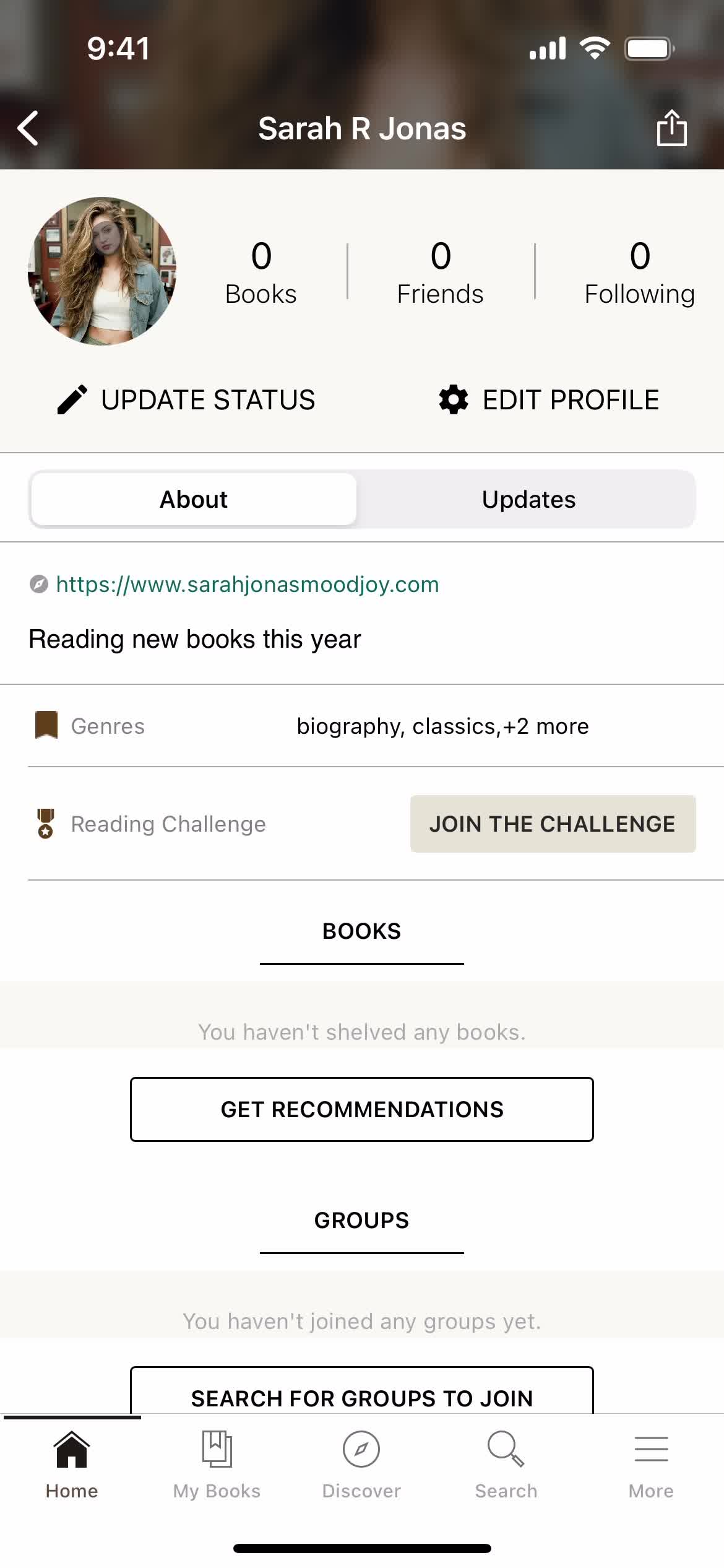 Updating your profile on Goodreads video thumbnail