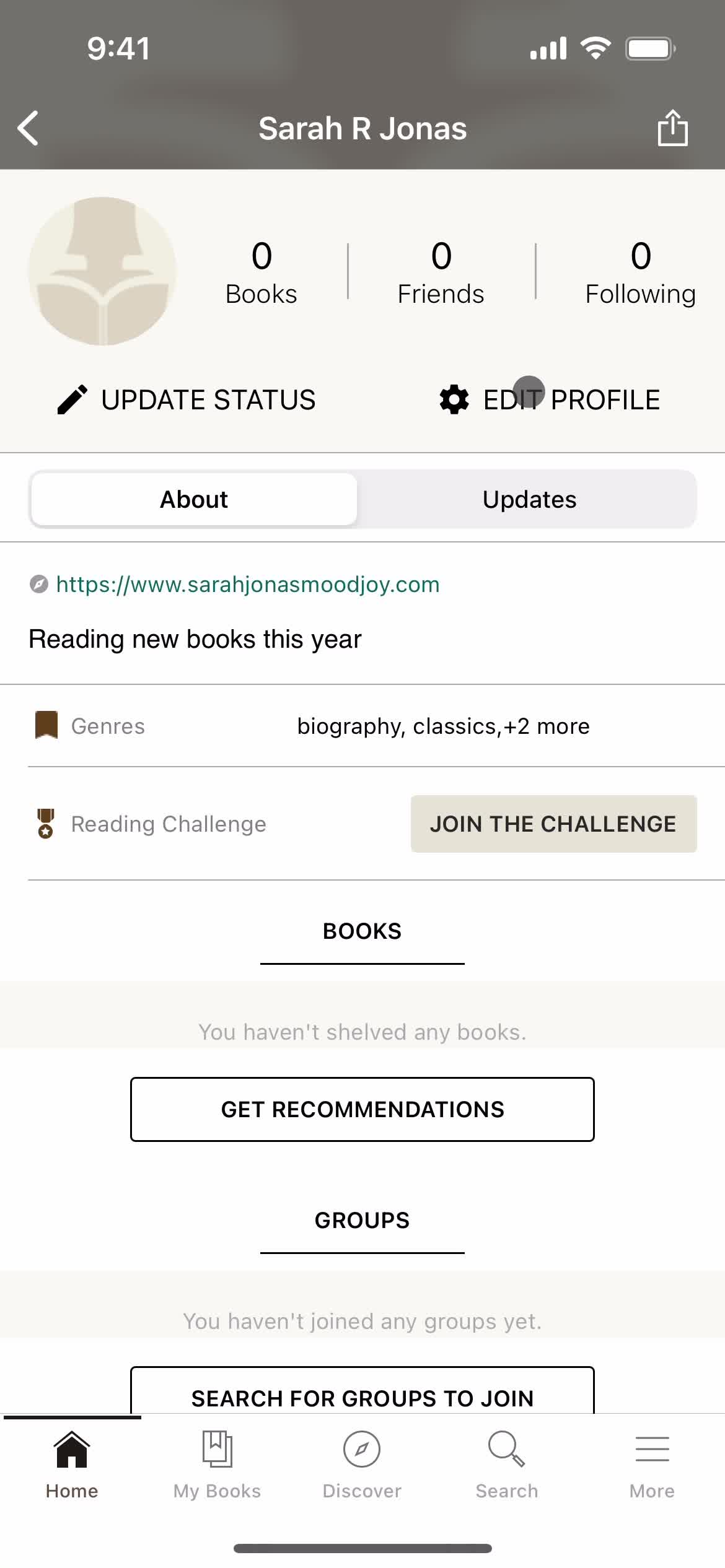 Updating your profile on Goodreads video thumbnail