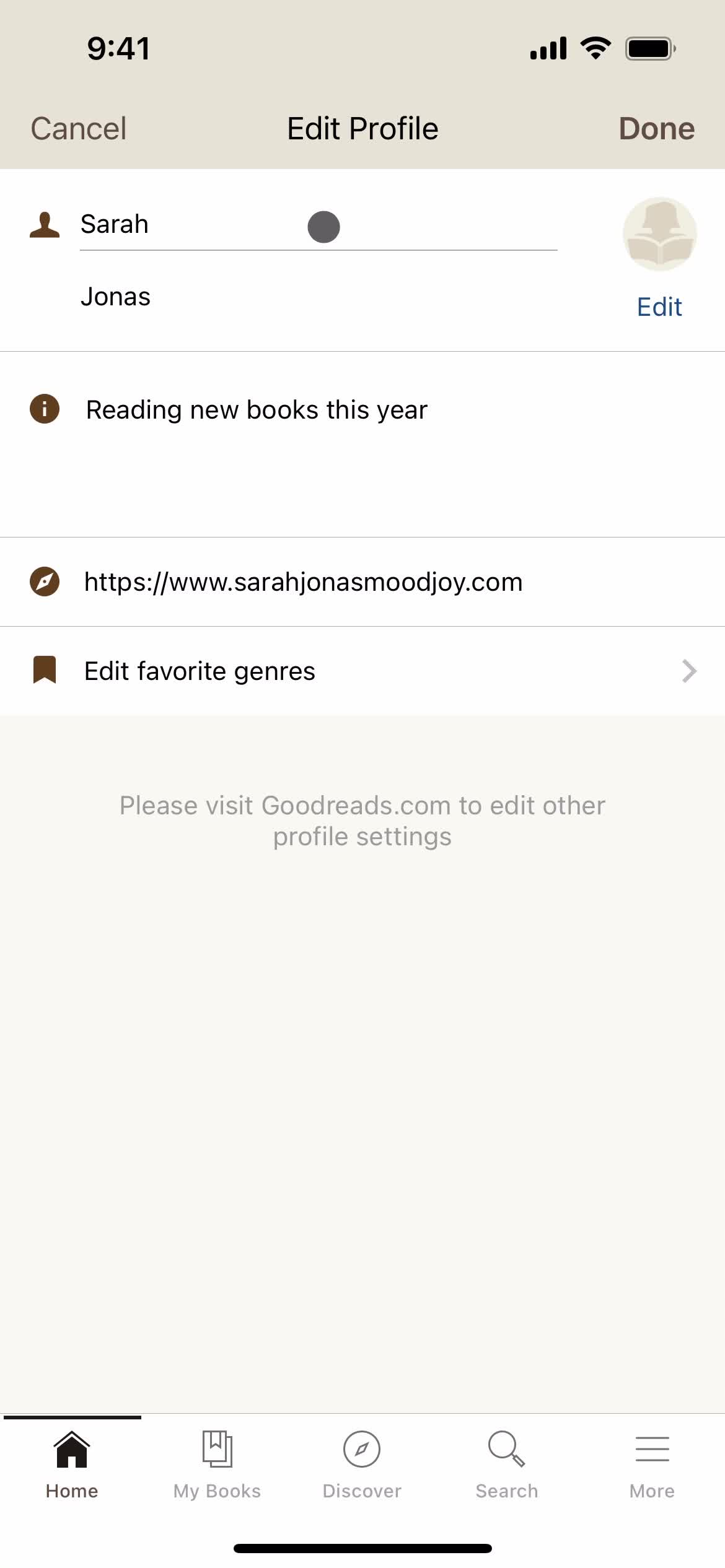 Updating your profile on Goodreads video thumbnail